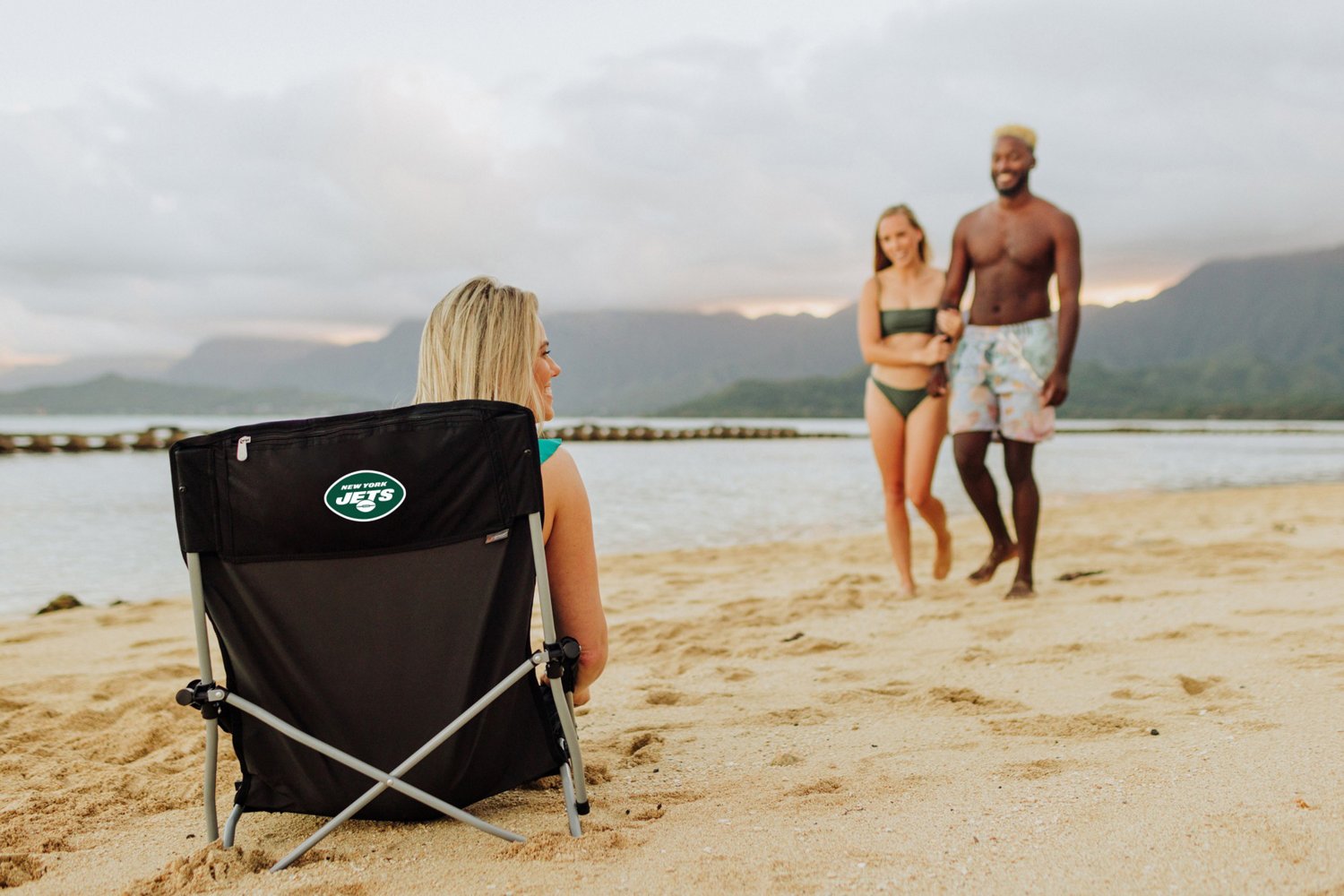 Picnic Time New York Jets Tranquility Beach Chair - view number 5