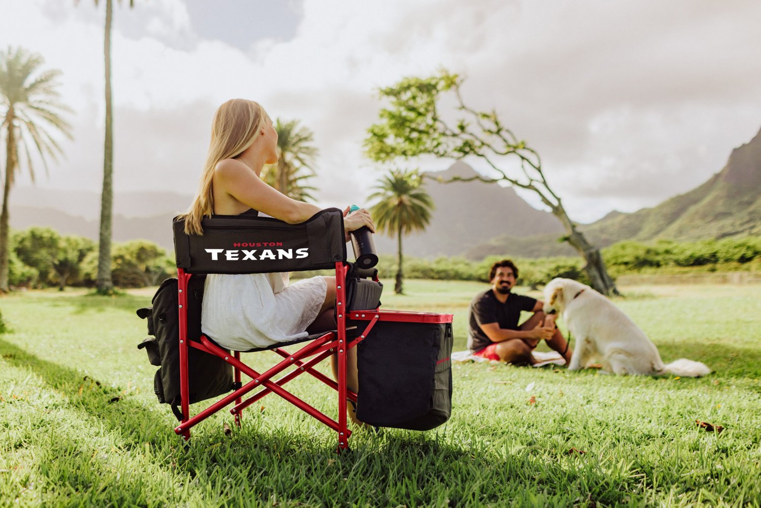 Picnic Time Houston Texans All-in-One Fusion Camping Chair