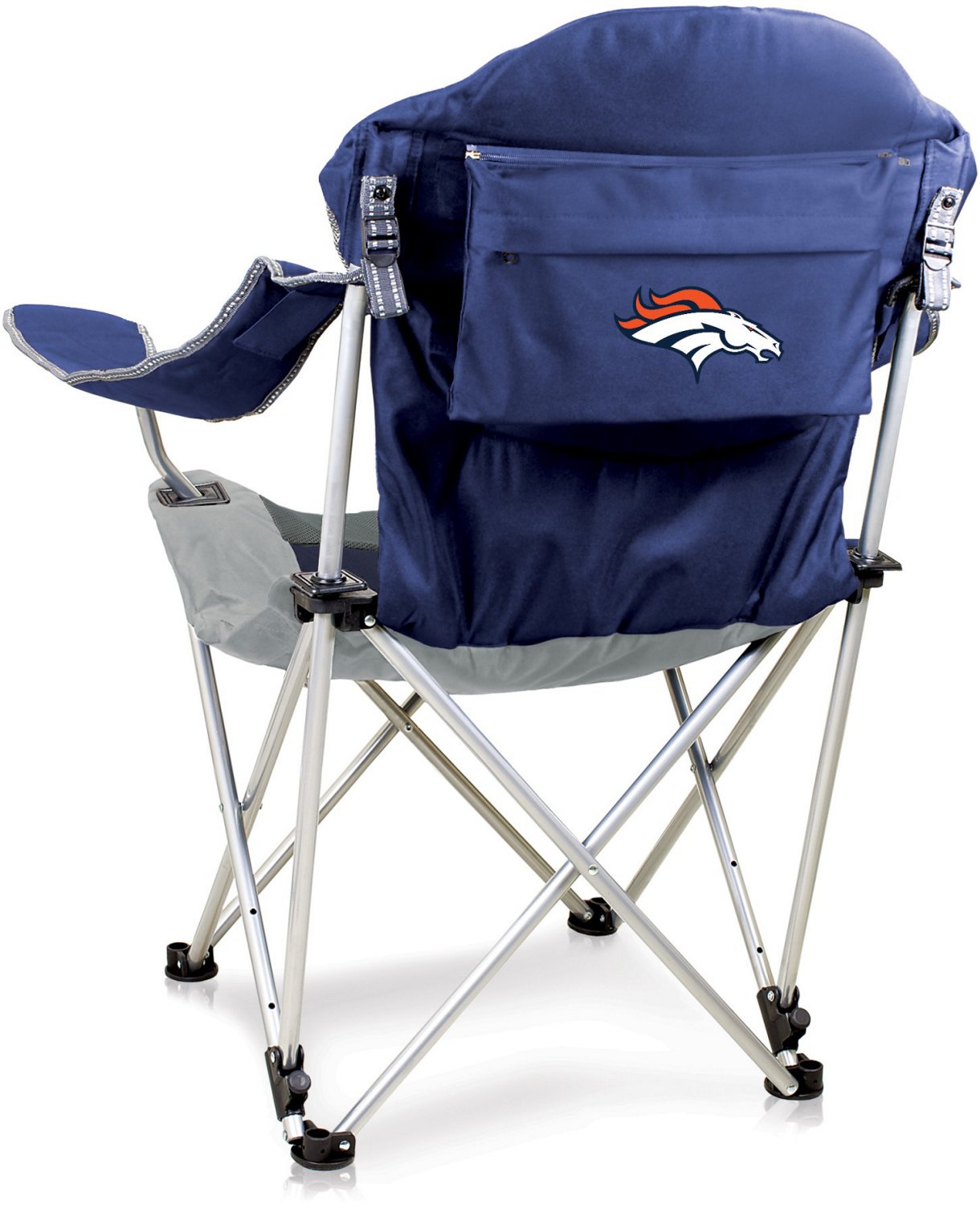 Picnic Time Denver Broncos Reclining Camping Chair