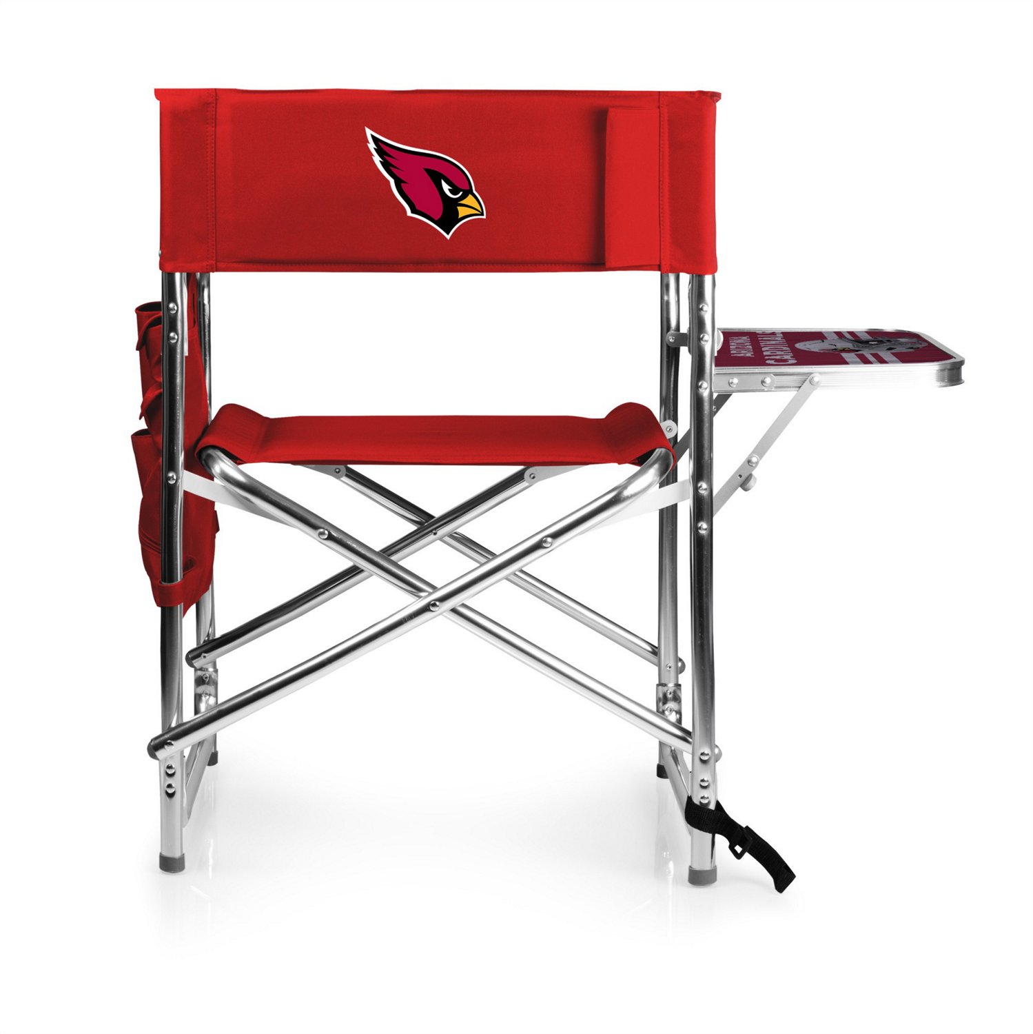 Picnic Time Arizona Cardinals Sports Chair with Side Table