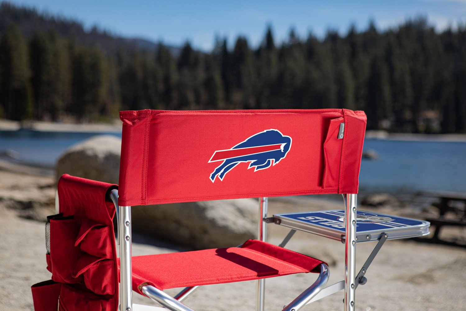 Picnic Time Buffalo Bills Sports Chair with Side Table - view number 3