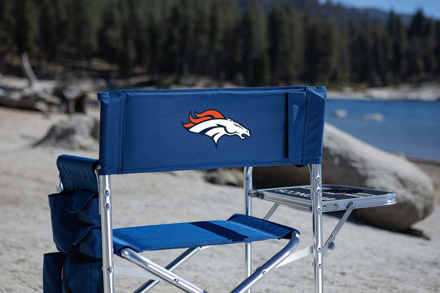 Picnic Time Denver Broncos Sports Chair with Side Table - view number 3