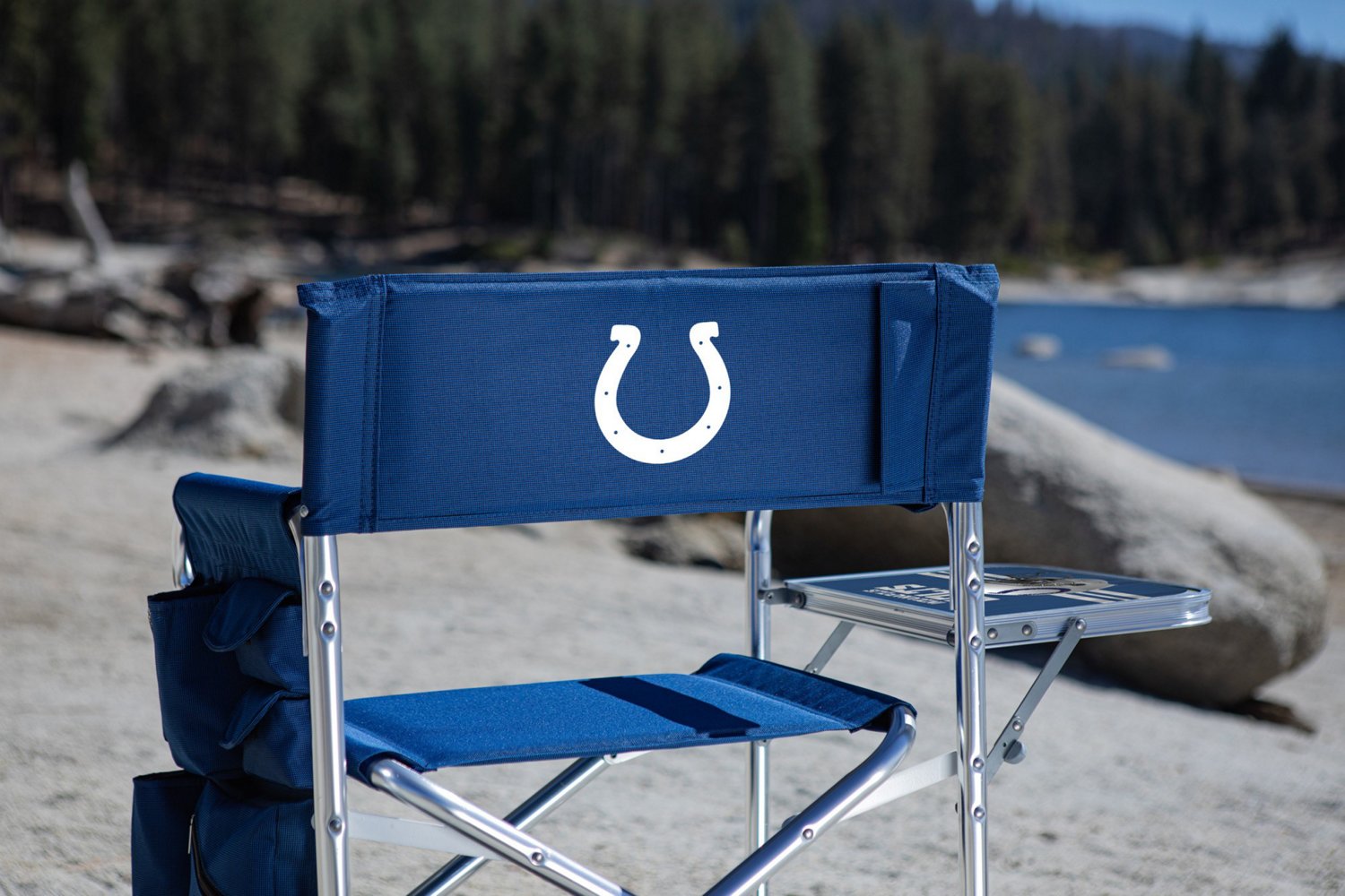 Picnic Time Indianapolis Colts Sports Chair with Side Table - view number 3