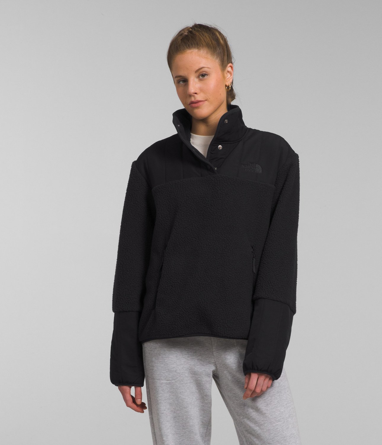 The North Face Cragmont Fleece Quarter-Snap Long-Sleeve Pullover for Ladies