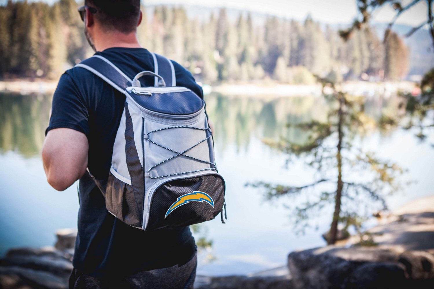 Picnic Time San Diego Chargers PTX Backpack Cooler - view number 4
