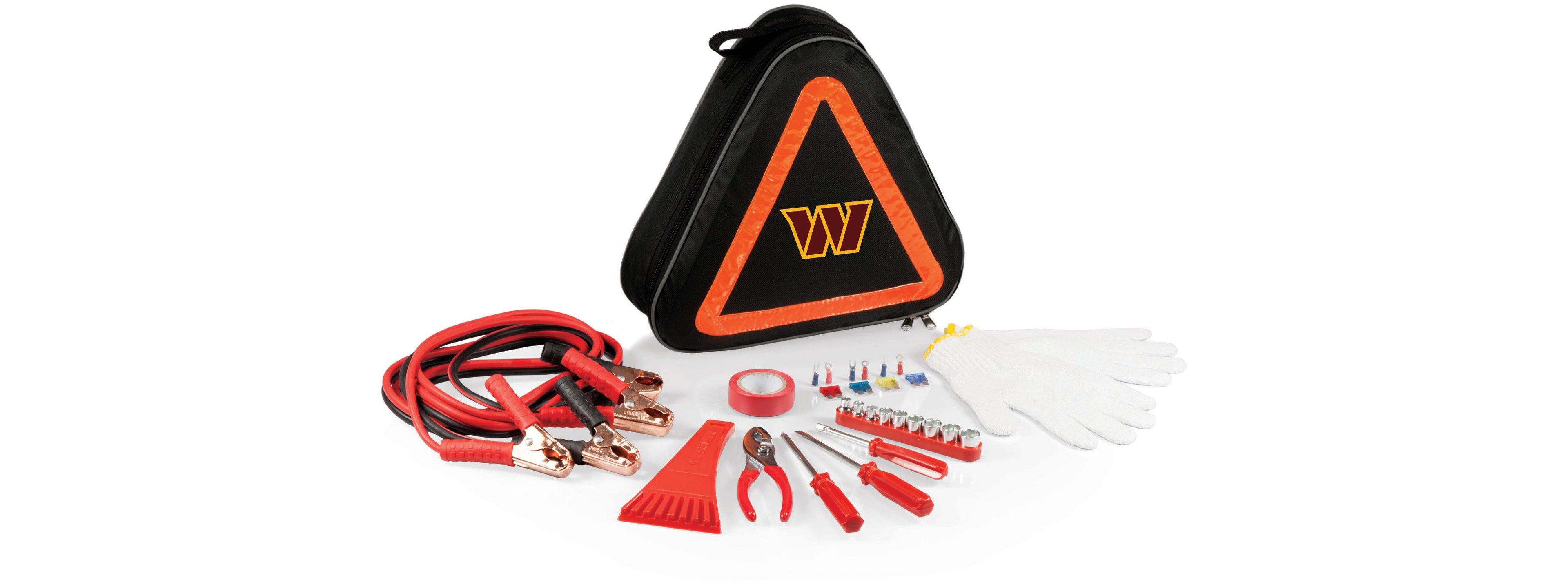 Picnic Time Washington Commanders Roadside Emergency Car Kit