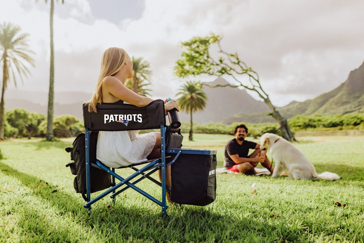 Picnic Time New England Patriots All-in-One Fusion Camping Chair - view number 6