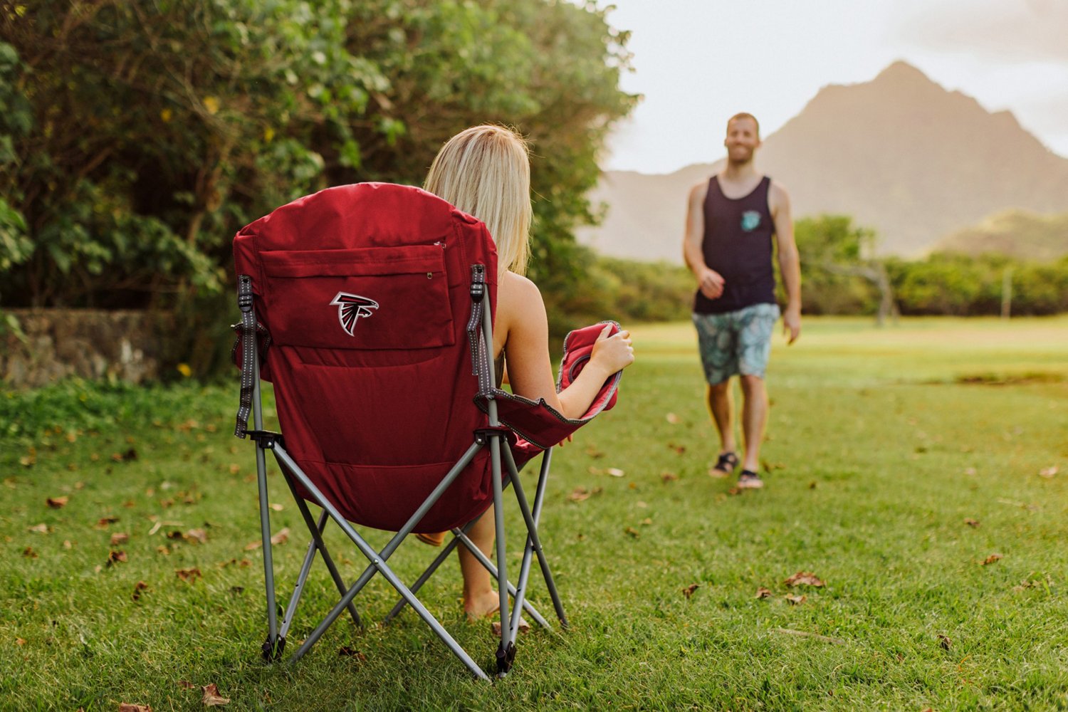 Picnic Time Atlanta Falcons Reclining Camping Chair - view number 4