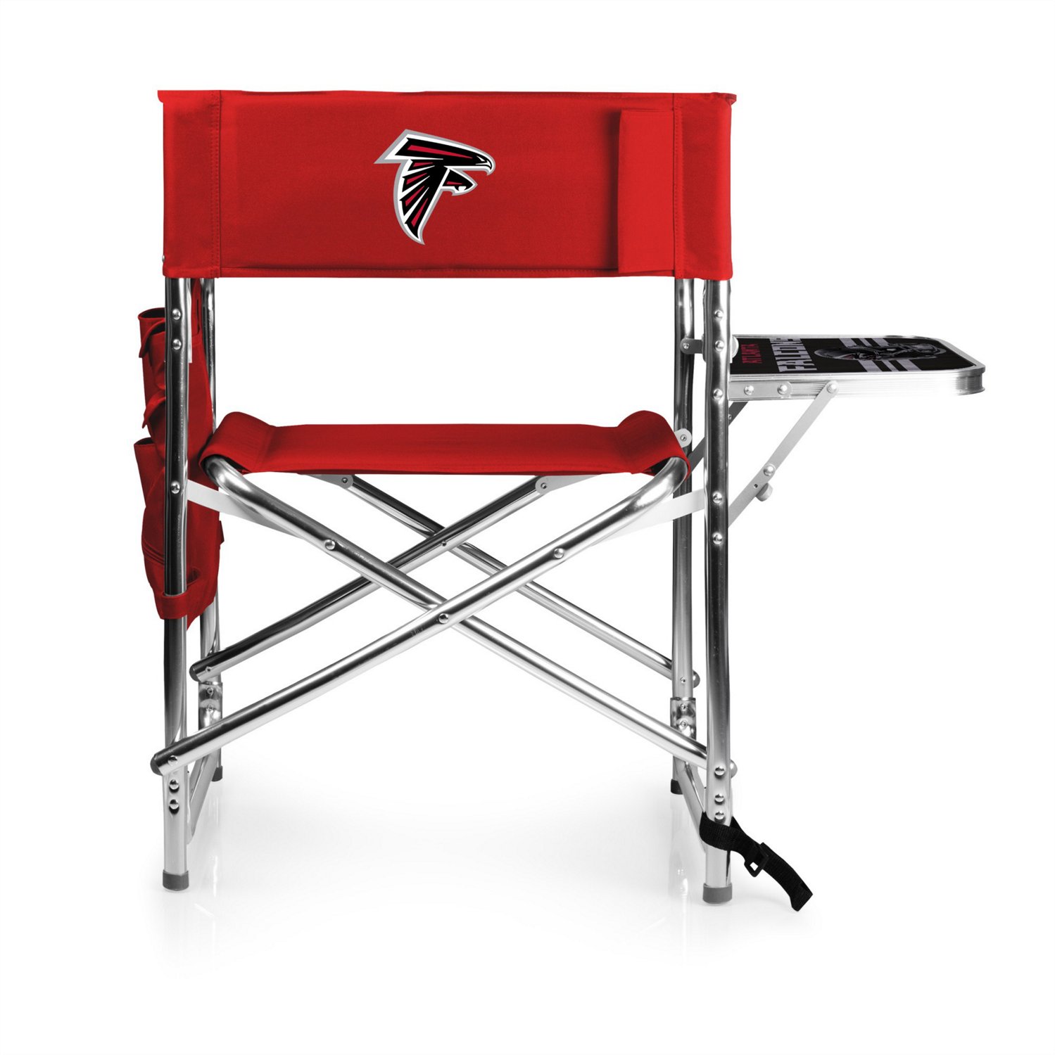 Picnic Time Atlanta Falcons Sports Chair with Side Table