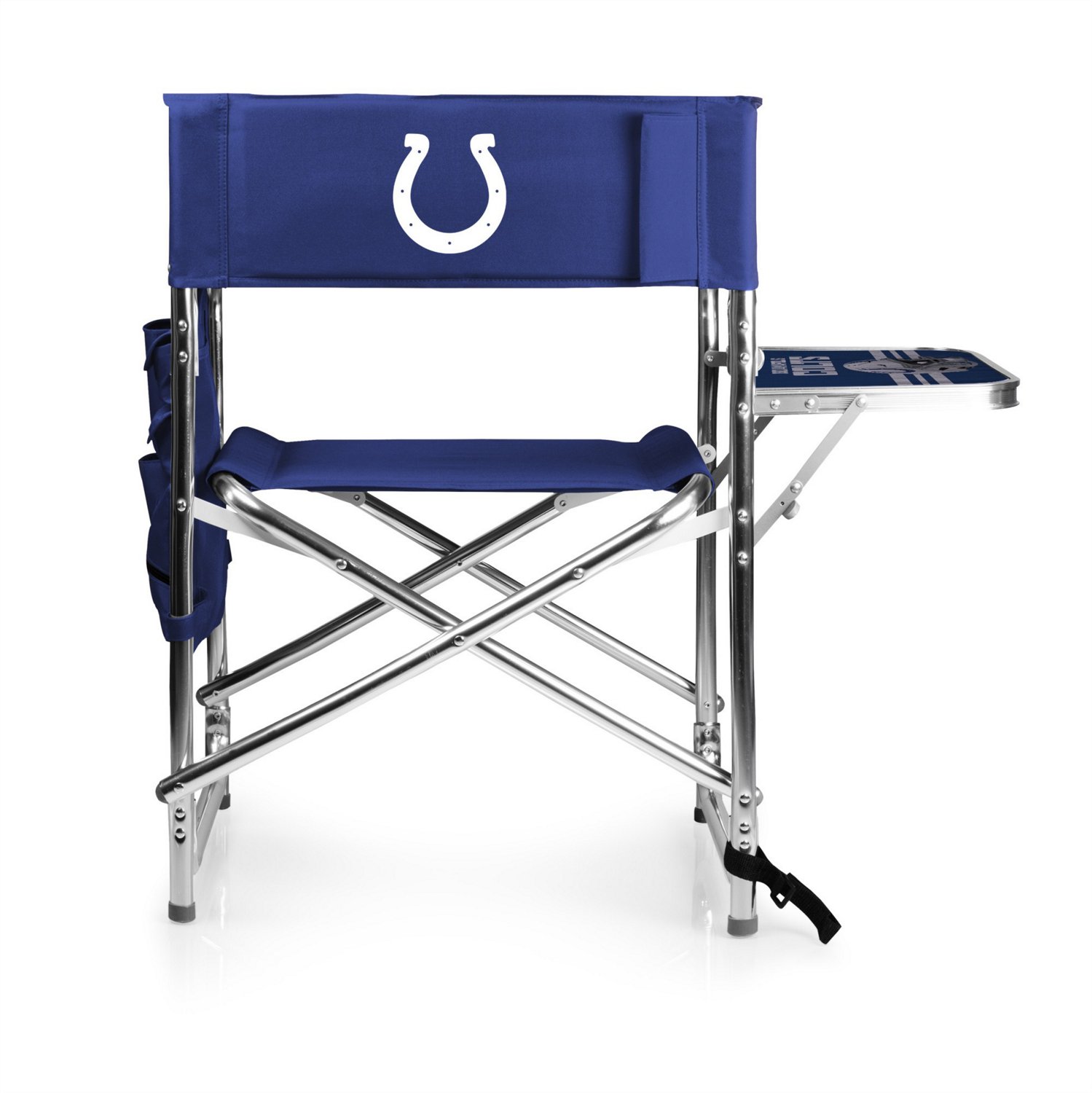 Picnic Time Indianapolis Colts Sports Chair with Side Table