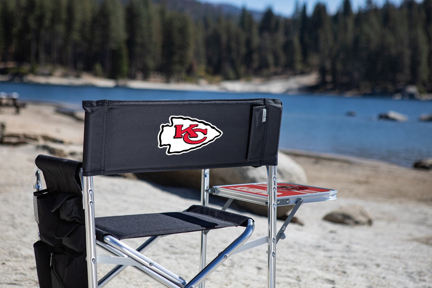 Picnic Time Kansas City Chiefs Sports Chair with Side Table - view number 3