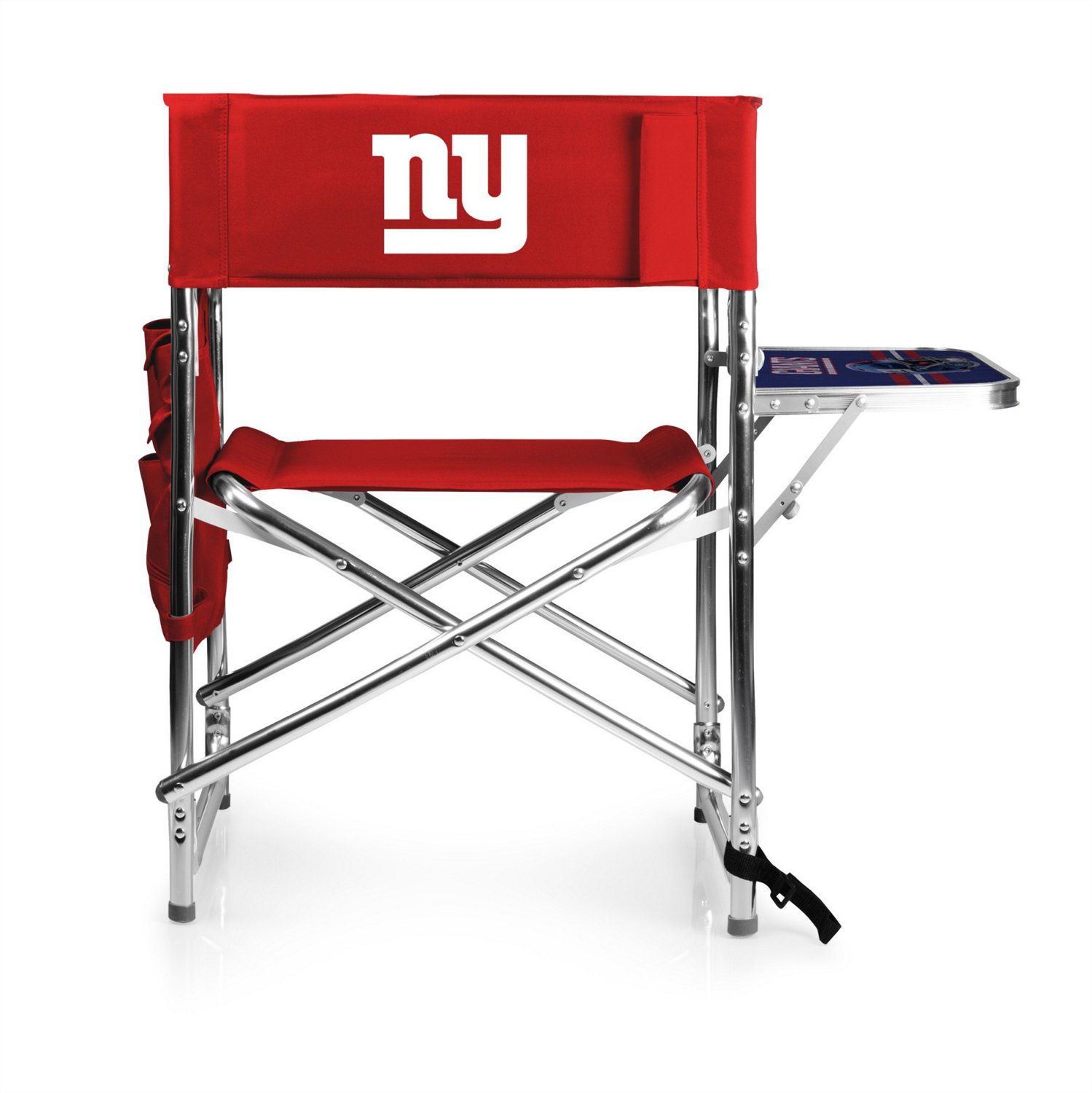 Picnic Time New York Giants Sports Chair with Side Table