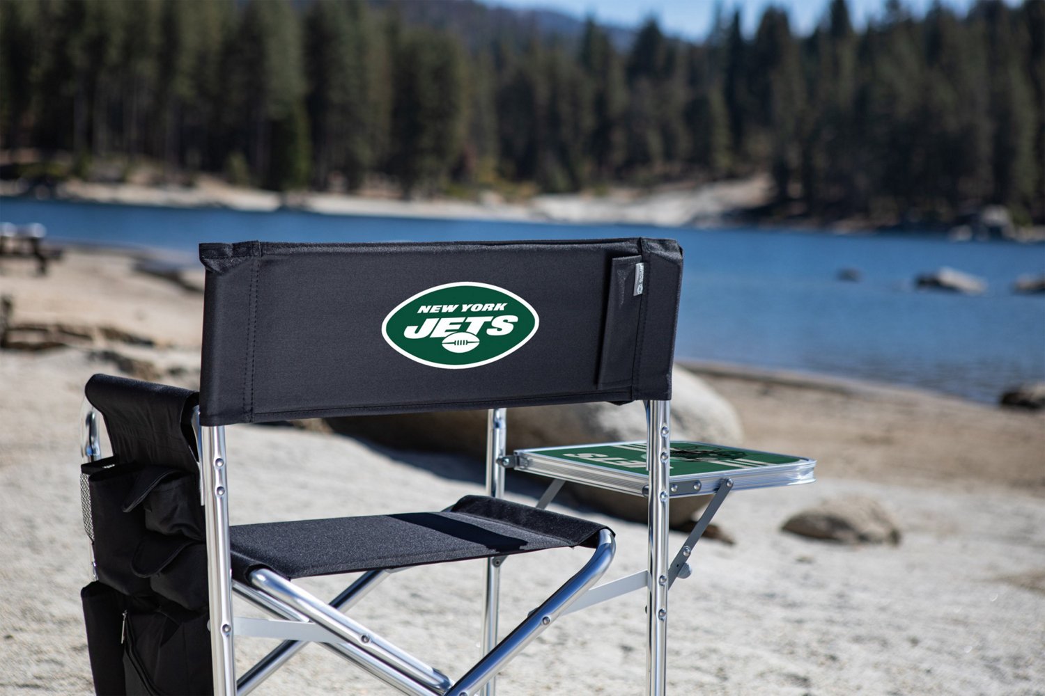 Picnic Time New York Jets Sports Chair with Side Table                                                                           - view number 3