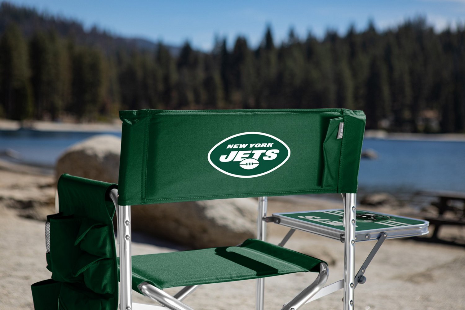 Picnic Time New York Jets Sports Chair with Side Table - view number 3