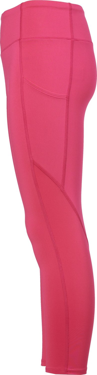 BCG Girls' Training Solid 7/8 Pocket Leggings - view number 3