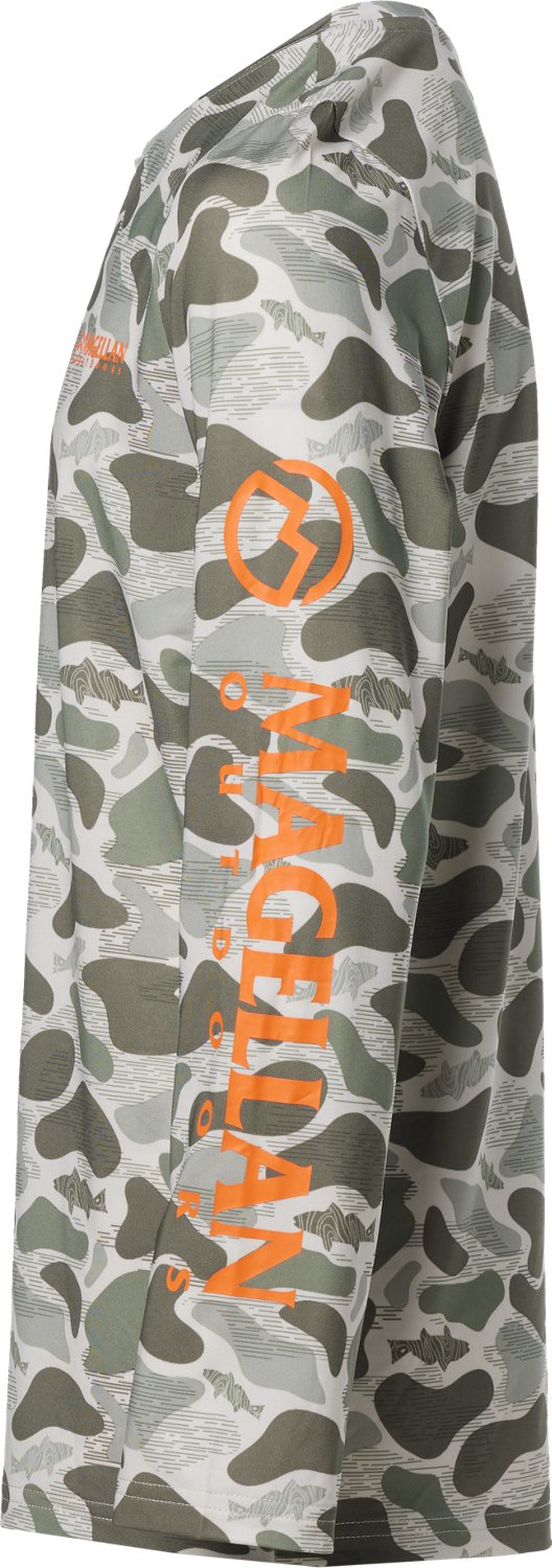 Magellan Outdoors Boys' Mallard Fish Camo Long Sleeve T-shirt - view number 3