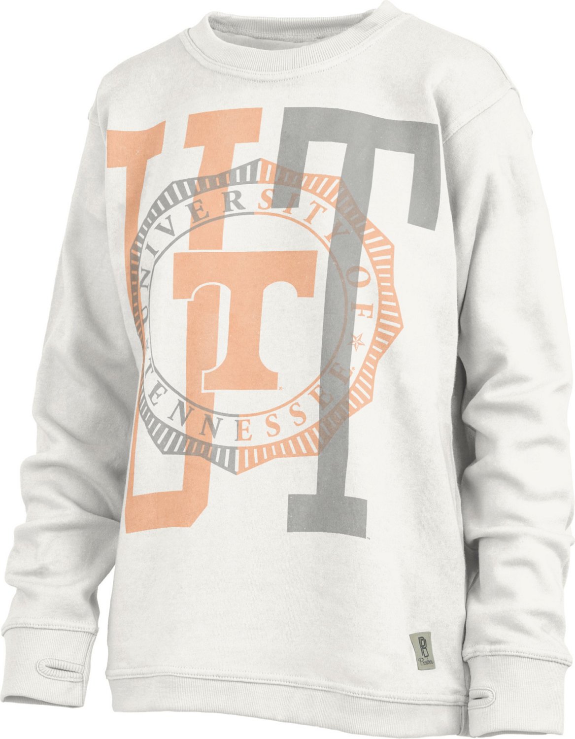 Three Square Women's University of Tennessee Overprint Block Shoreline Long-Sleeve Fleece