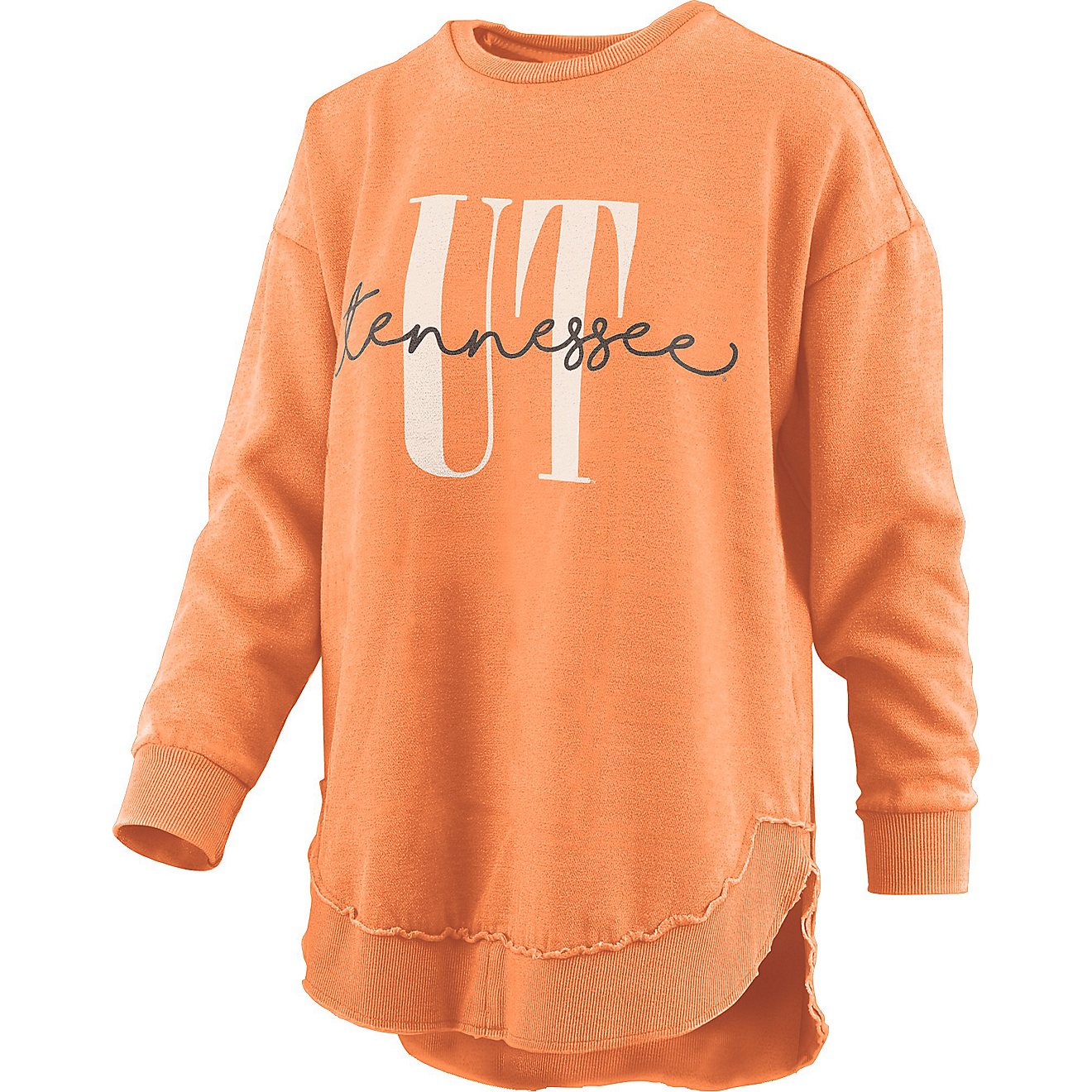 Three Square Women's University of Tennessee Vintage Poncho Fleece Long-Sleeve Shirt                                             - view number 1