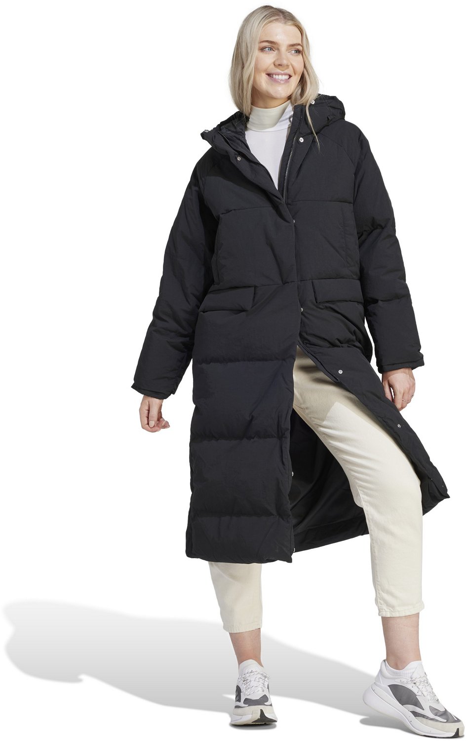 adidas Women's Sportswear Big Baffle Coat - view number 3