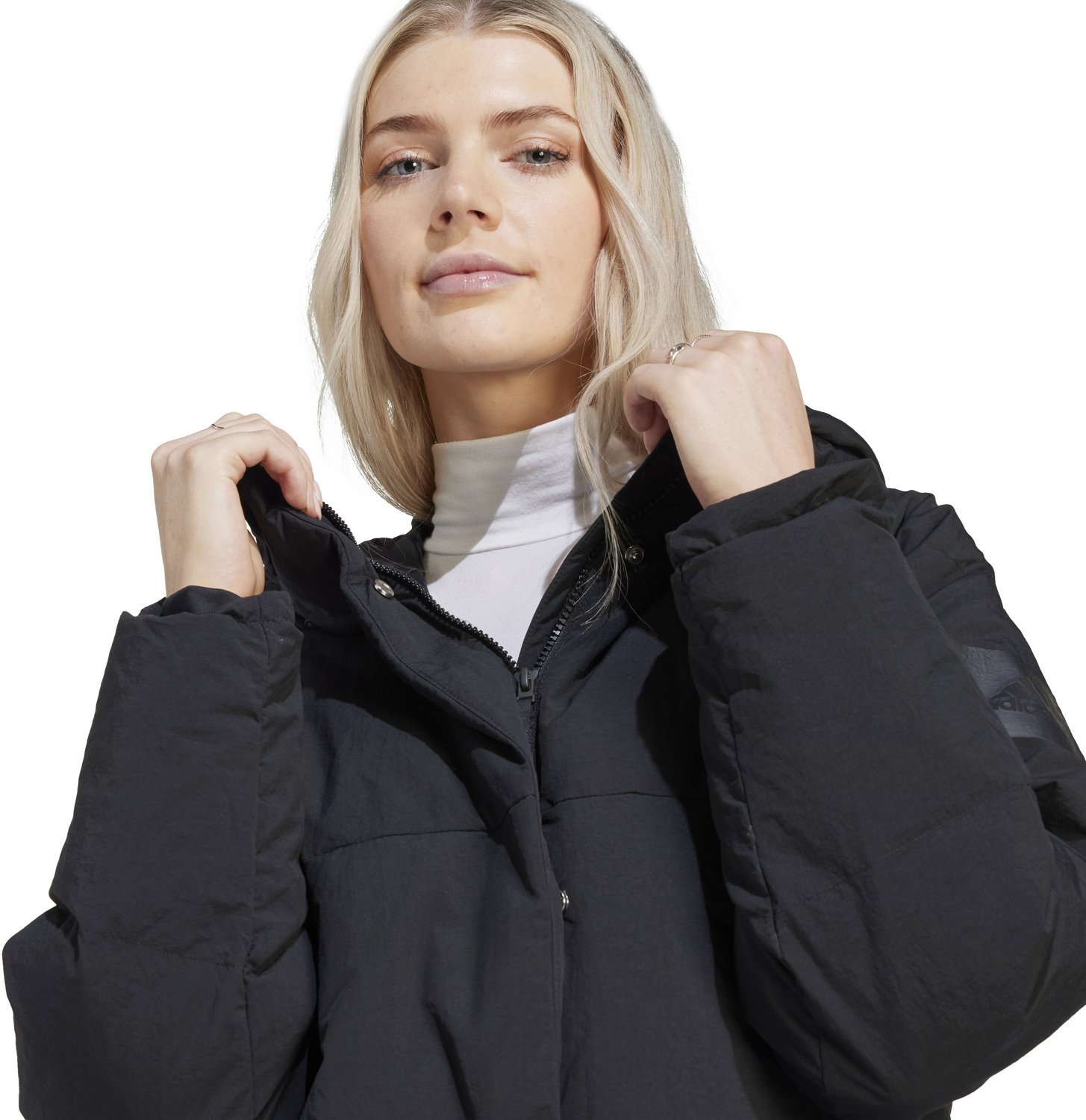 adidas Women's Sportswear Big Baffle Coat - view number 4