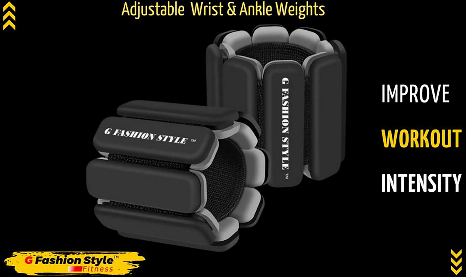 G Fashion Style Wearable Wrist and Ankle Weights 2-Pack                                                                          - view number 5
