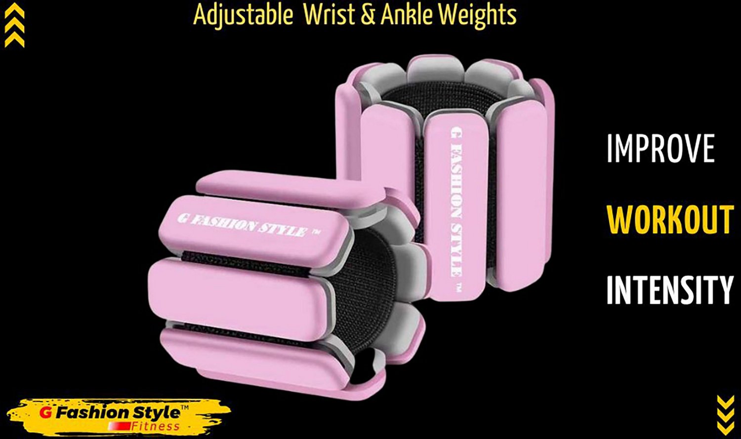 G Fashion Style Wearable Wrist and Ankle Weights 2-Pack - view number 4