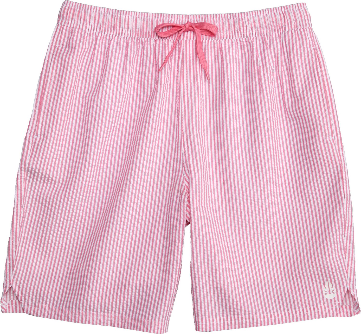 O'Rageous Men's Seersucker Lined Volley Shorts 8 in