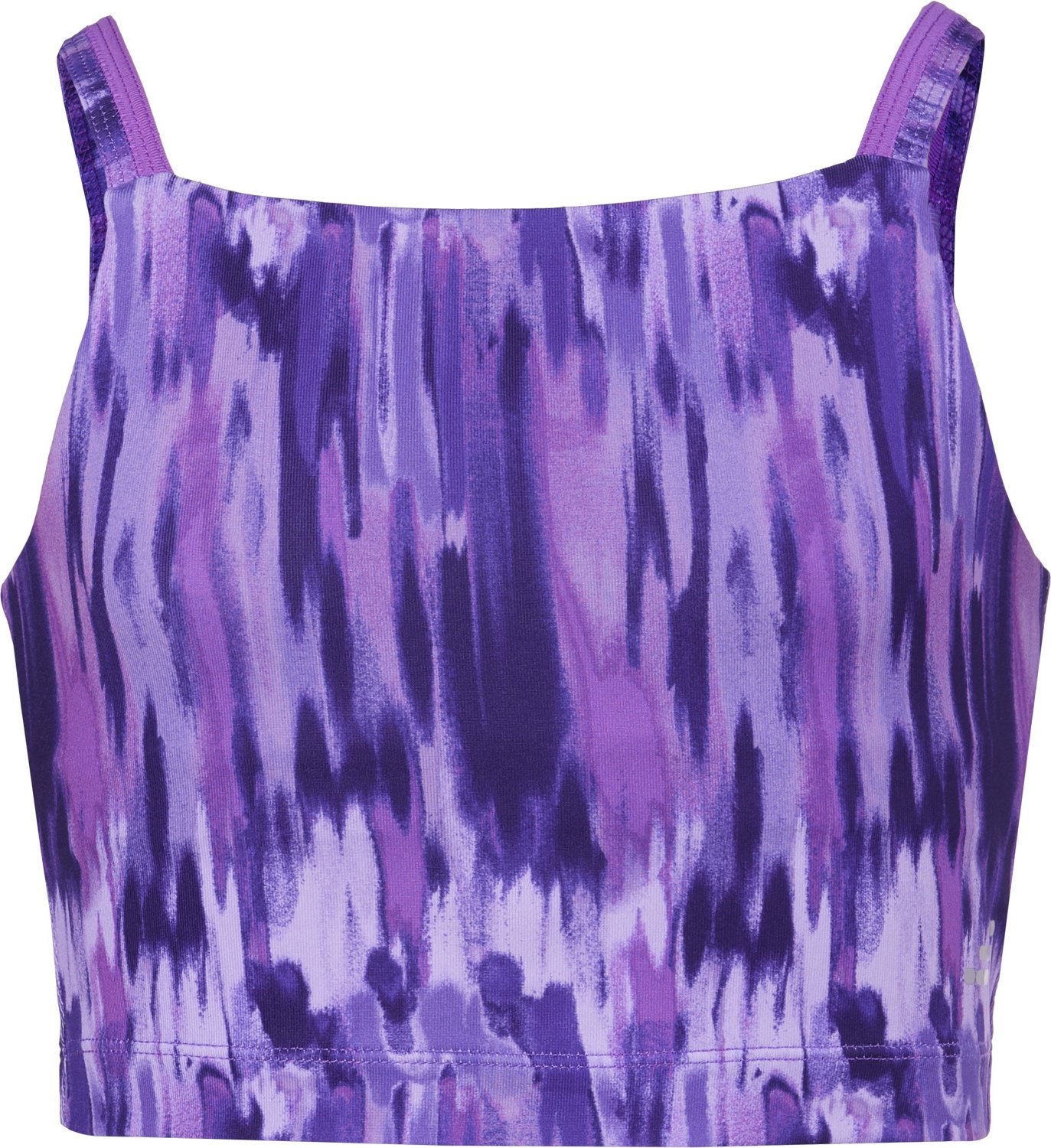 BCG Girls' Strappy Longline Printed Bra