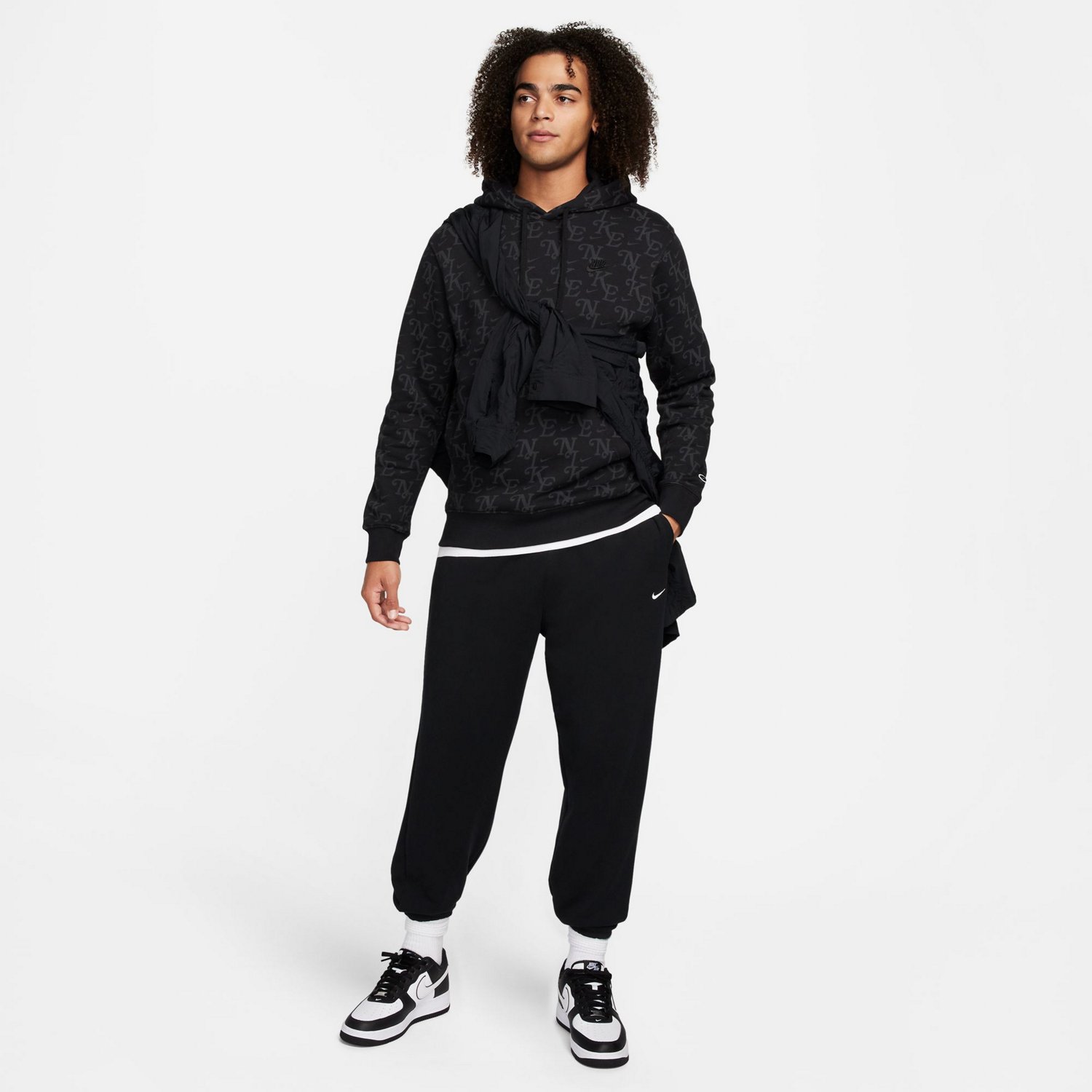 Nike Men's NSW Club PO BB LA Monogram Long Sleeve Hoodie | Academy