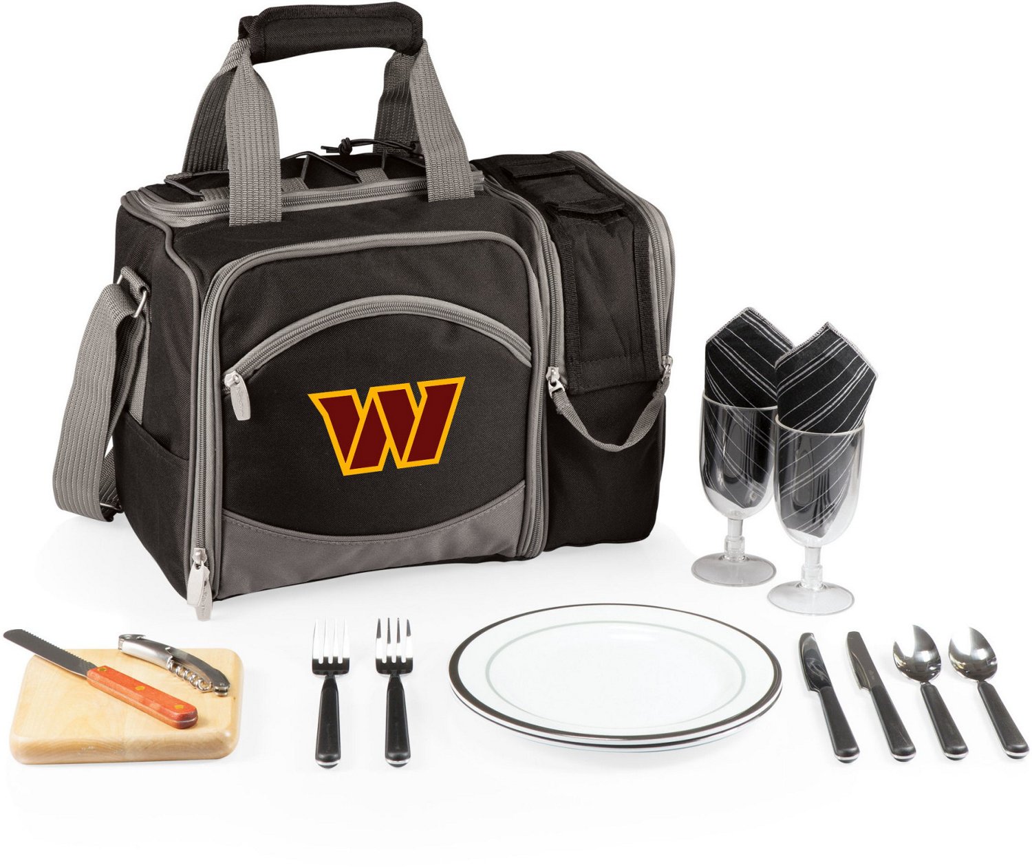 Picnic Time Washington Commanders Malibu Picnic Basket Soft Cooler - view number 2