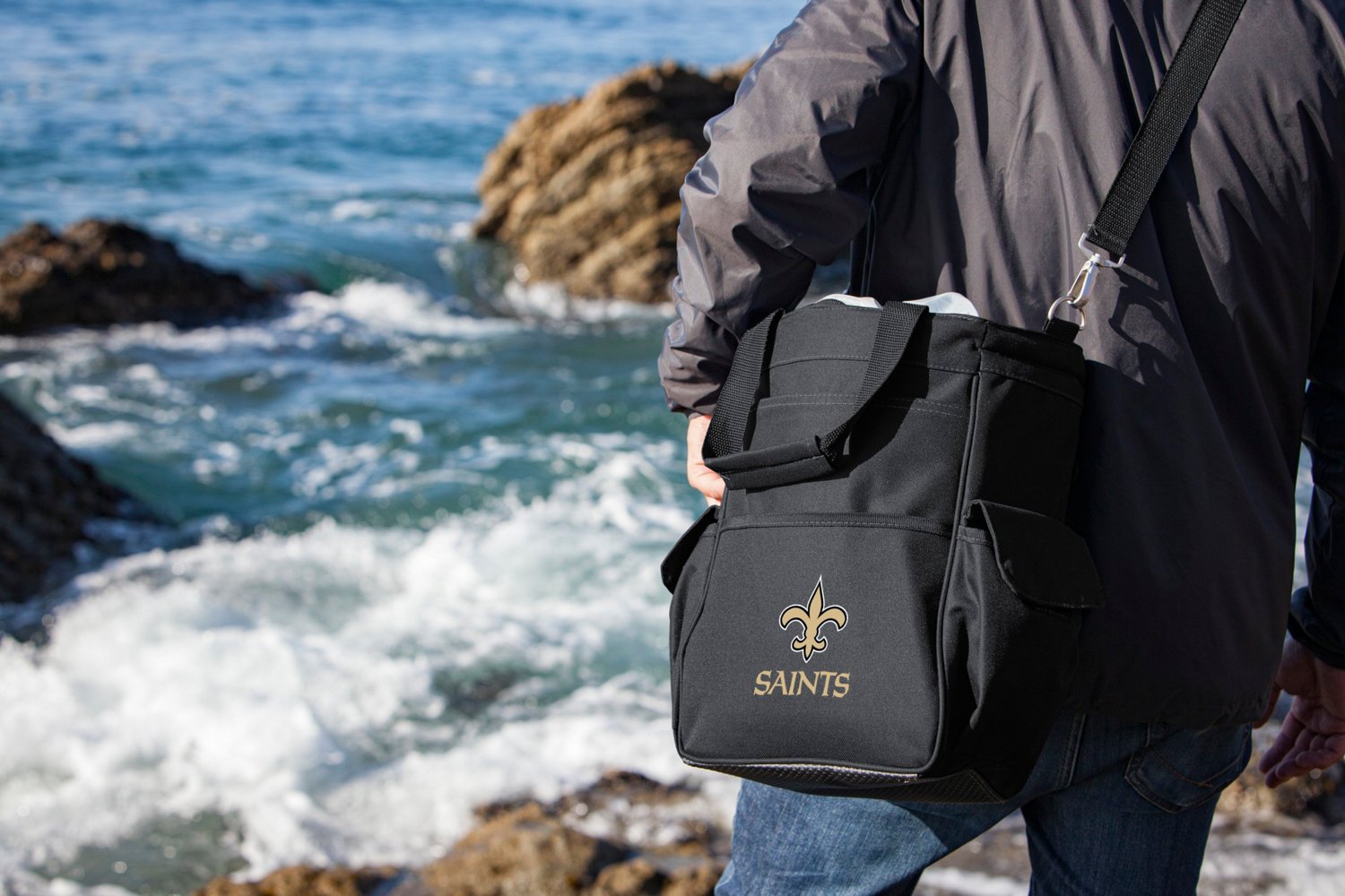 Picnic Time New Orleans Saints Activo Cooler Tote Bag - view number 4