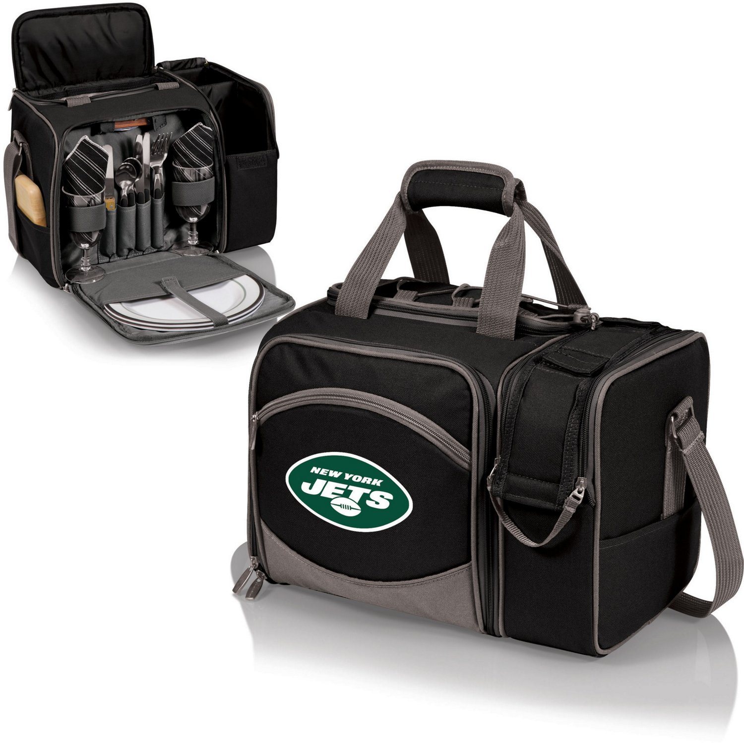Picnic Time New York Jets Malibu Picnic Basket Soft Cooler