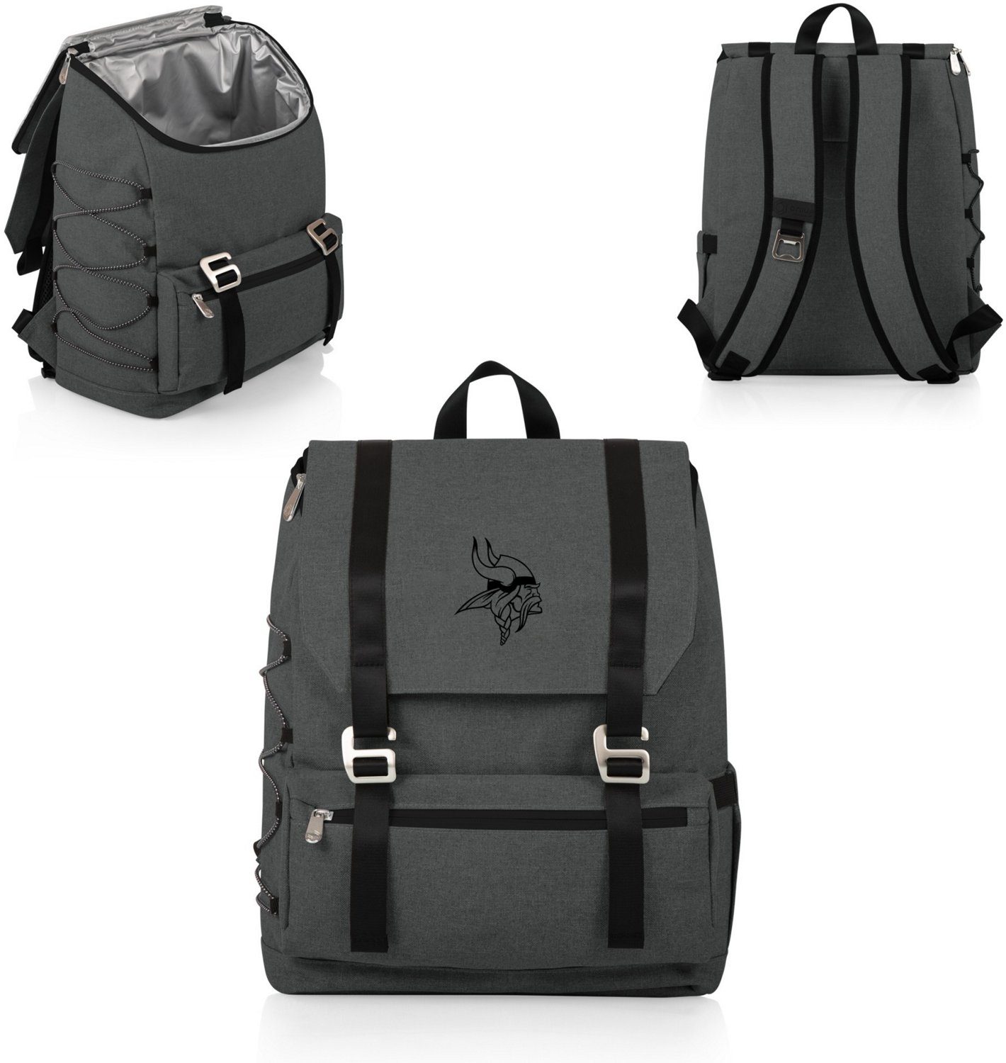Picnic Time Minnesota Vikings On The Go Traverse Cooler Backpack                                                                 - view number 4