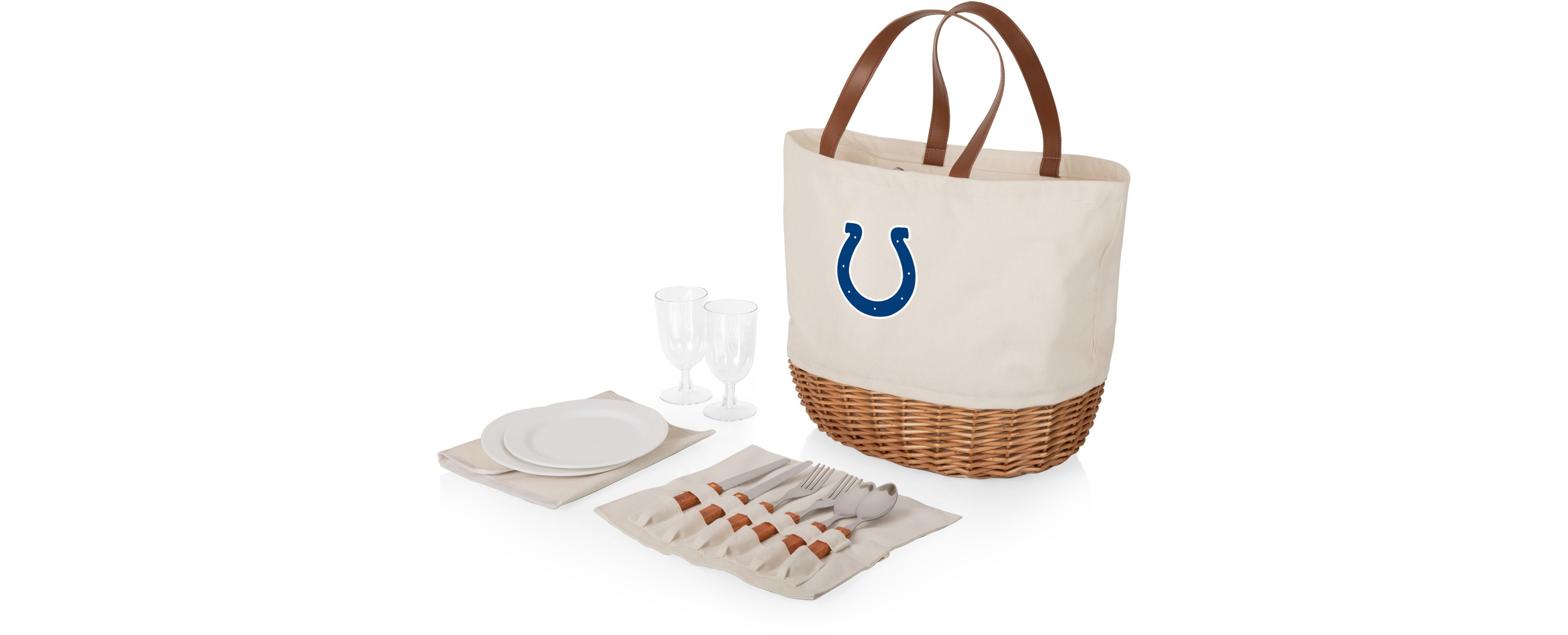 Picnic Time Indianapolis Colts Promenade Picnic Basket Set