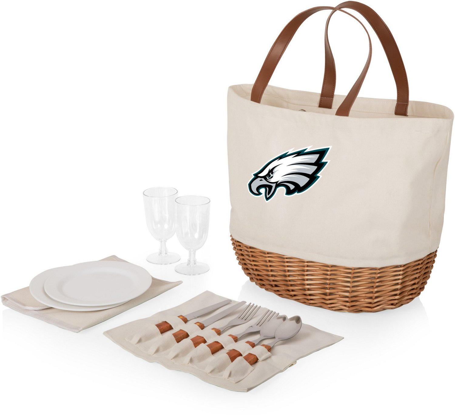 Picnic Time Philadelphia Eagles Promenade Picnic Basket Set