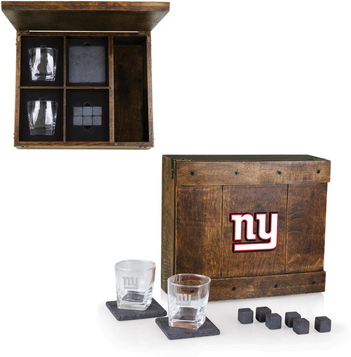 Picnic Time New York Giants Whiskey Box Gift Set - view number 2