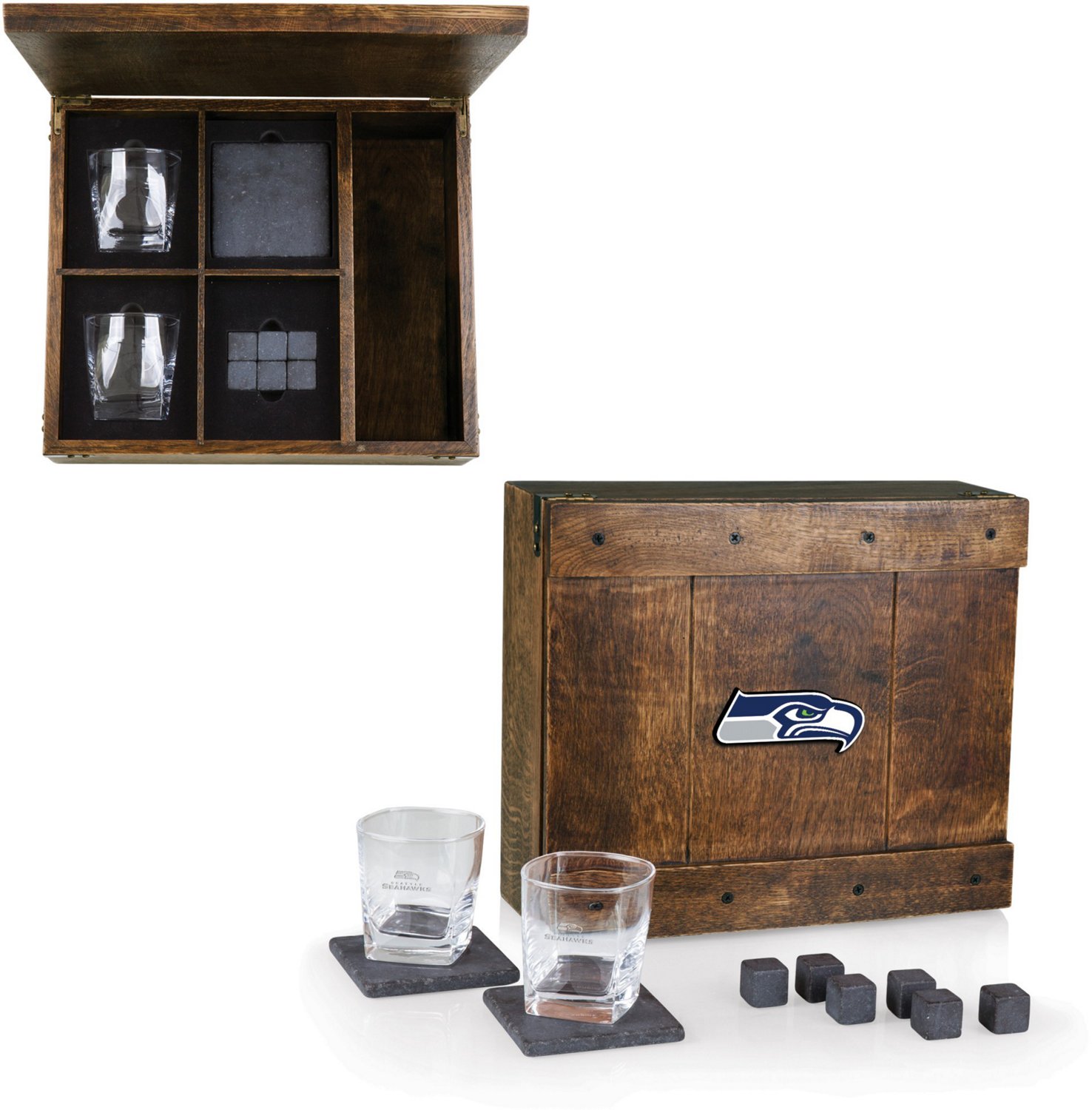 Picnic Time San Francisco 49ers Whiskey Box Gift Set - view number 2