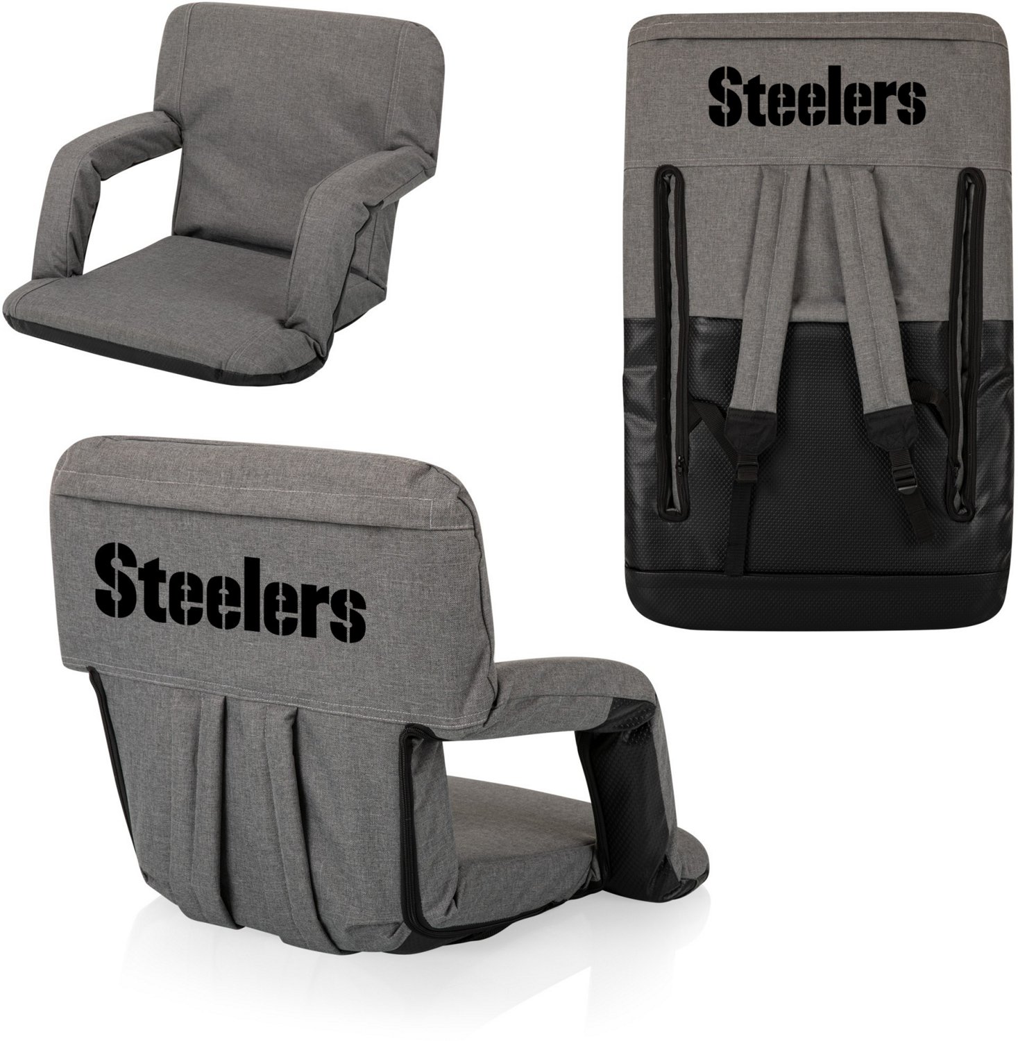 Picnic Time Pittsburgh Steelers Ventura Reclining Stadium Seat - view number 5