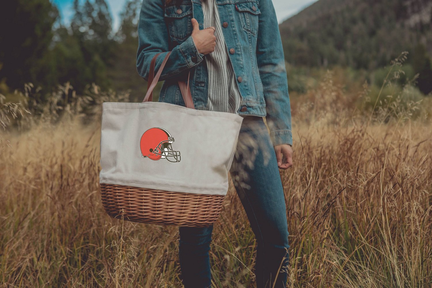 Picnic Time Cleveland Browns Promenade Picnic Basket Set - view number 3