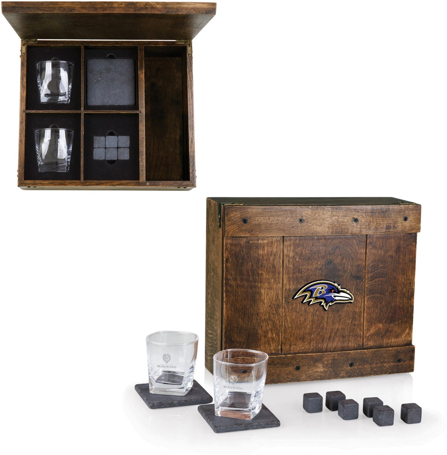 Picnic Baltimore Ravens Whiskey Box Gift Set - view number 2