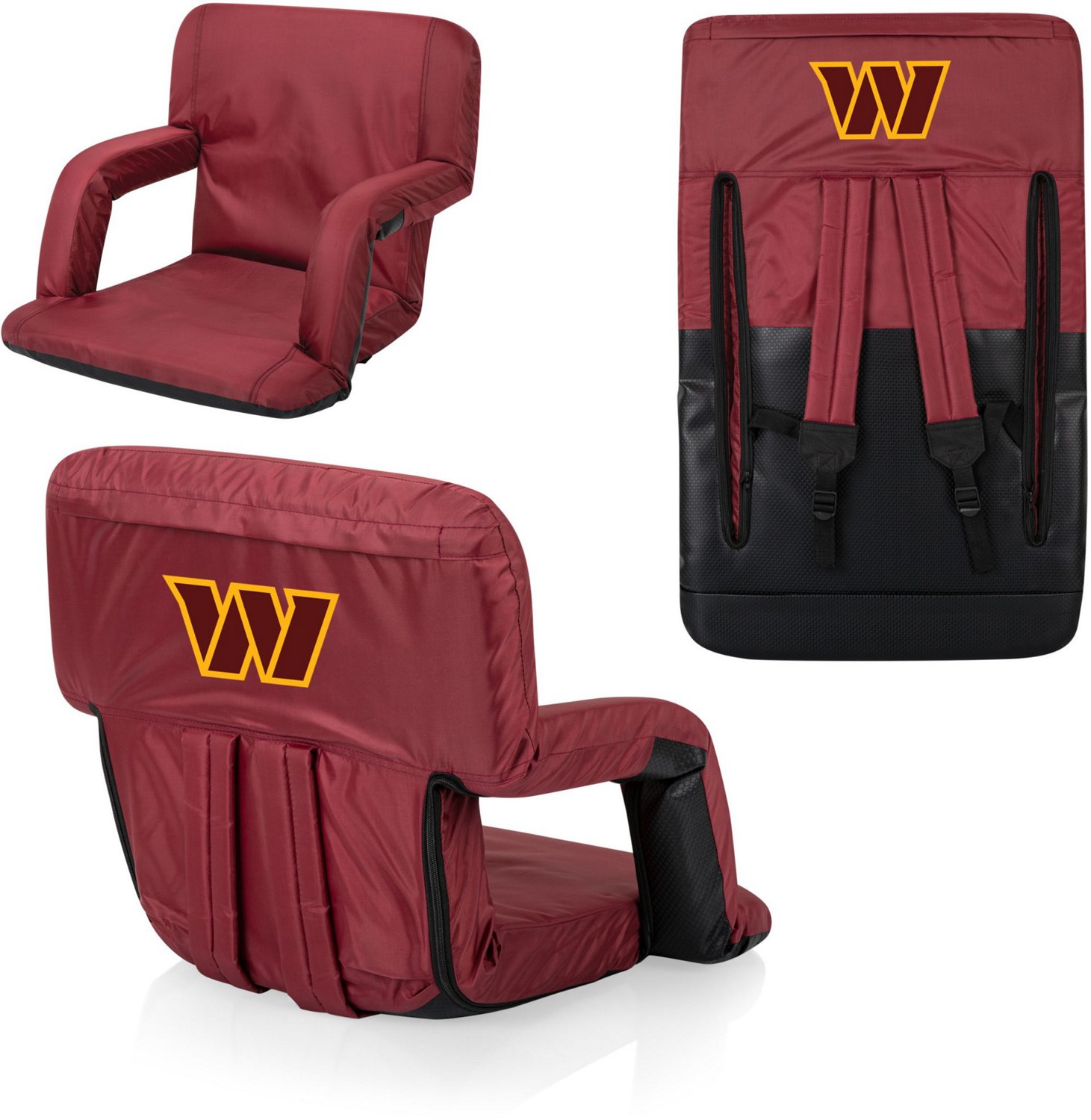 Picnic Time Washington Commanders Ventura Reclining Stadium Seat - view number 5