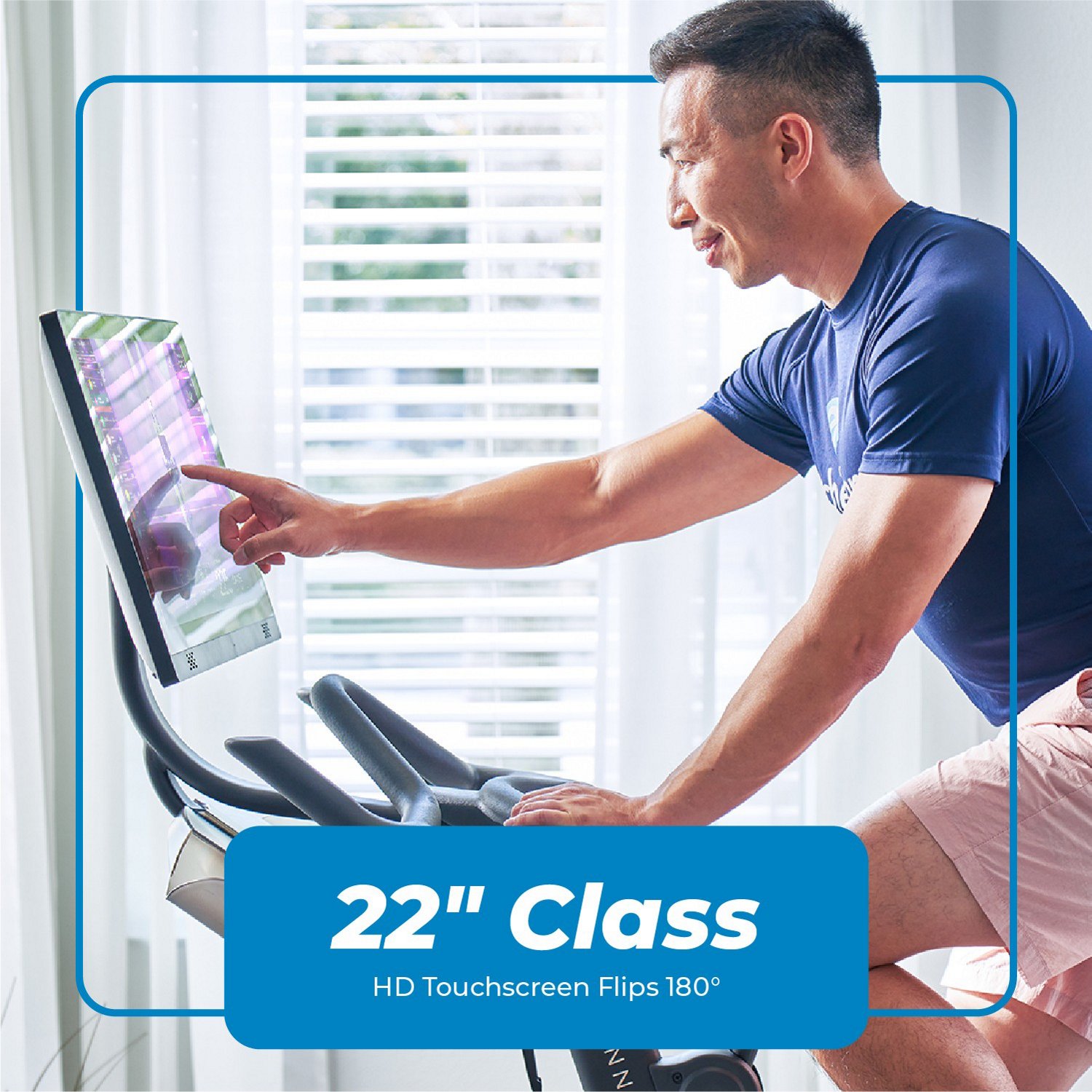 Echelon EX5s-22 Connect Stationary Exercise Bike with 22 in HD Touchscreen                                                       - view number 5