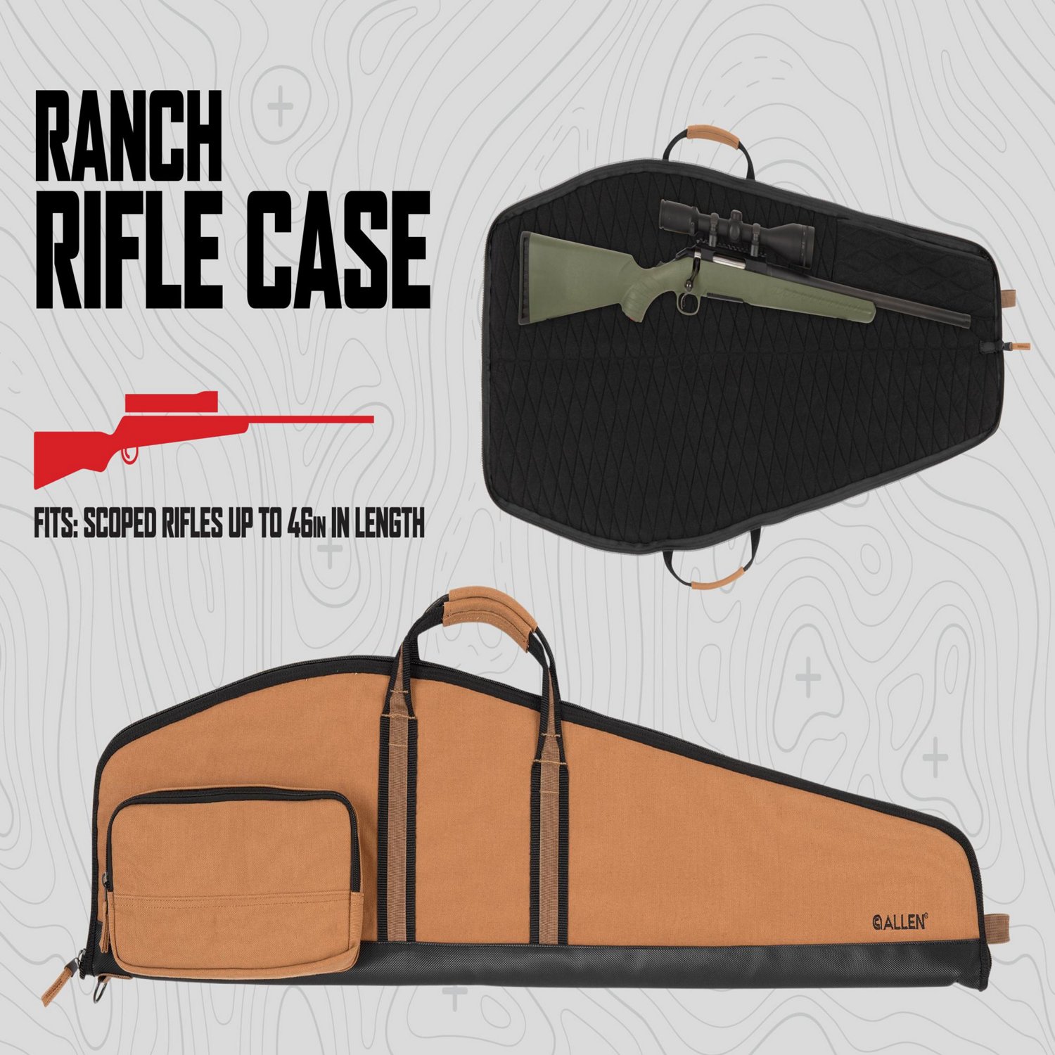 Allen Company Ranch Series Cotton Canvas 46in Rifle Case - view number 6