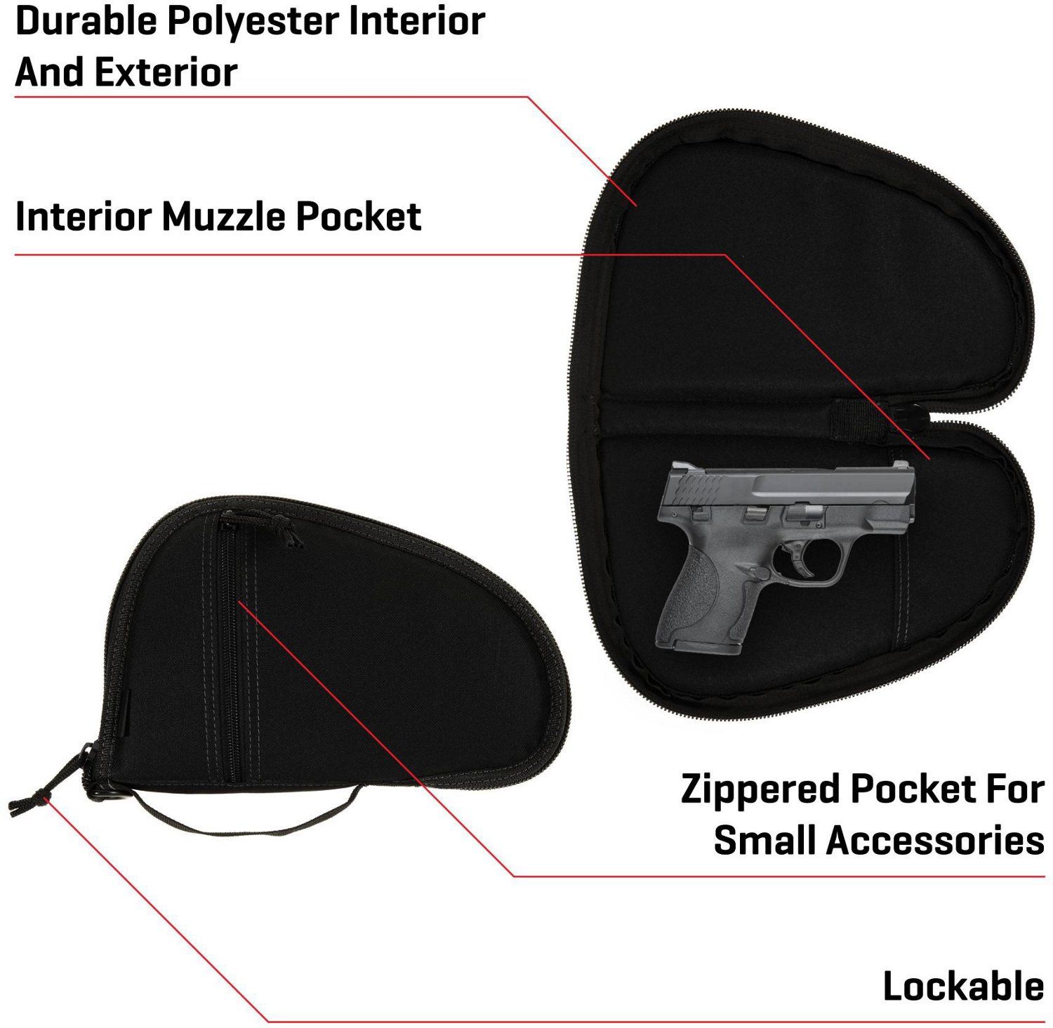Allen Company Torrey Handgun Case                                                                                                - view number 5