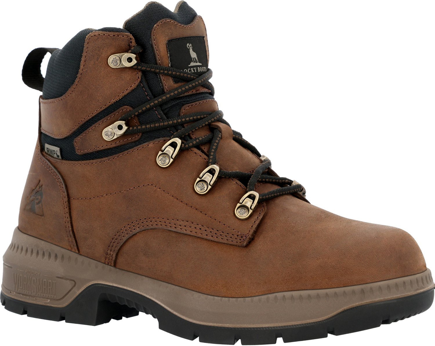 Rocky Men's Worksmart 6 in Soft Toe Boots - view number 3