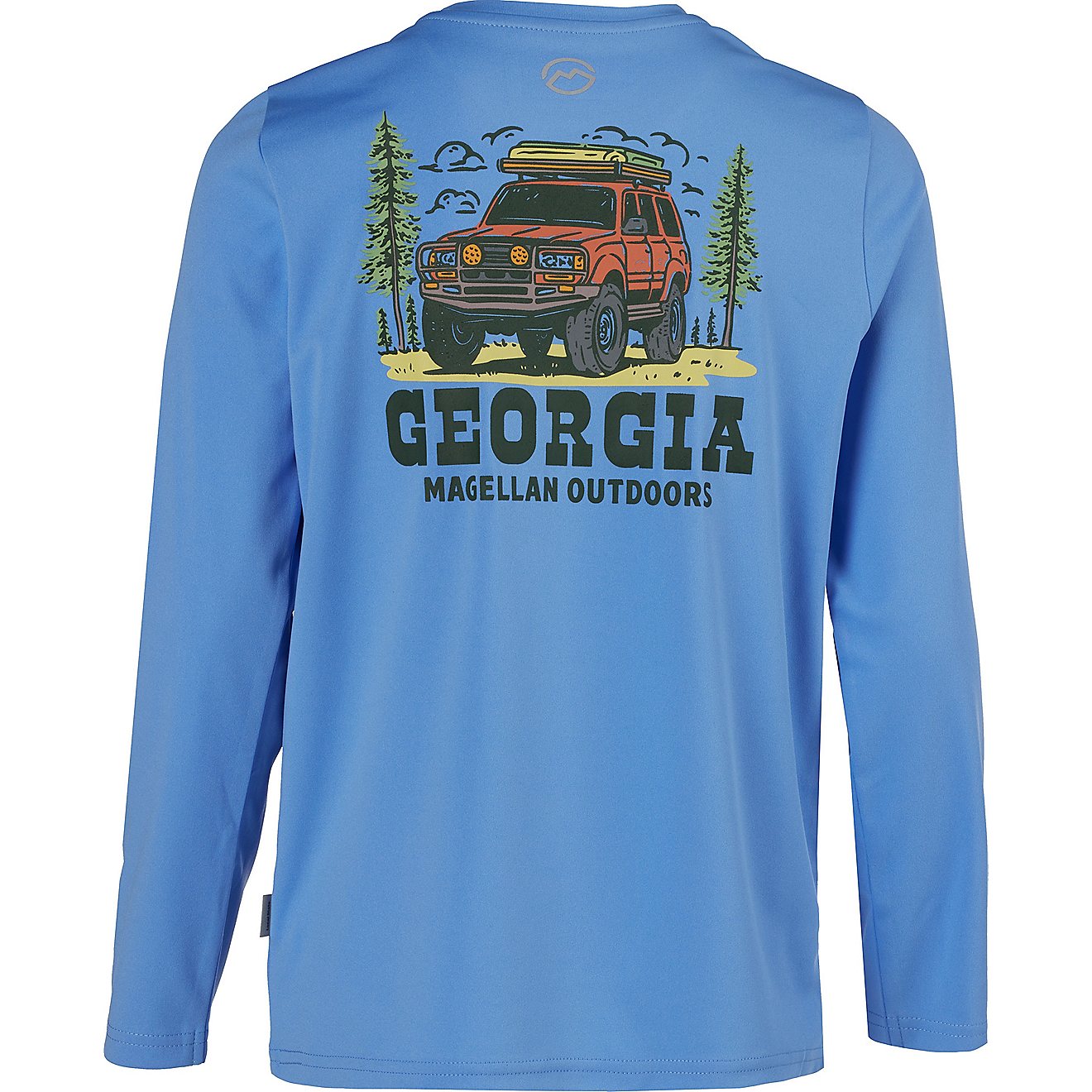 Magellan Boys' Local State Georgia Long Sleeve Fishing Shirt                                                                     - view number 1