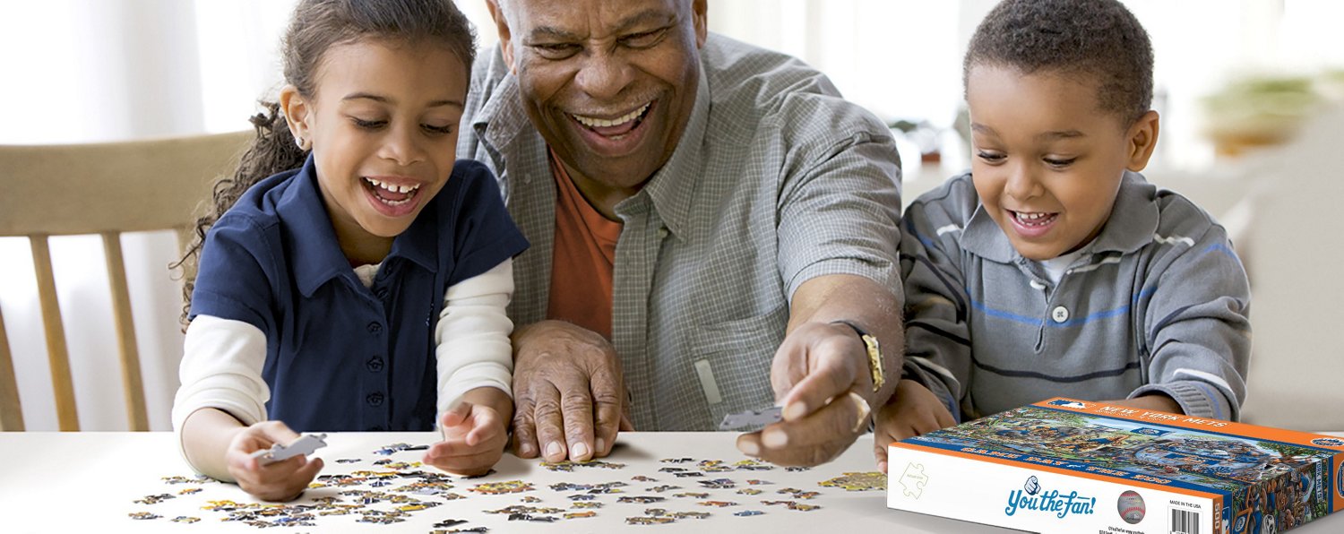 YouTheFan New York Mets Game Day At The Zoo 500-Piece Puzzle  - view number 3
