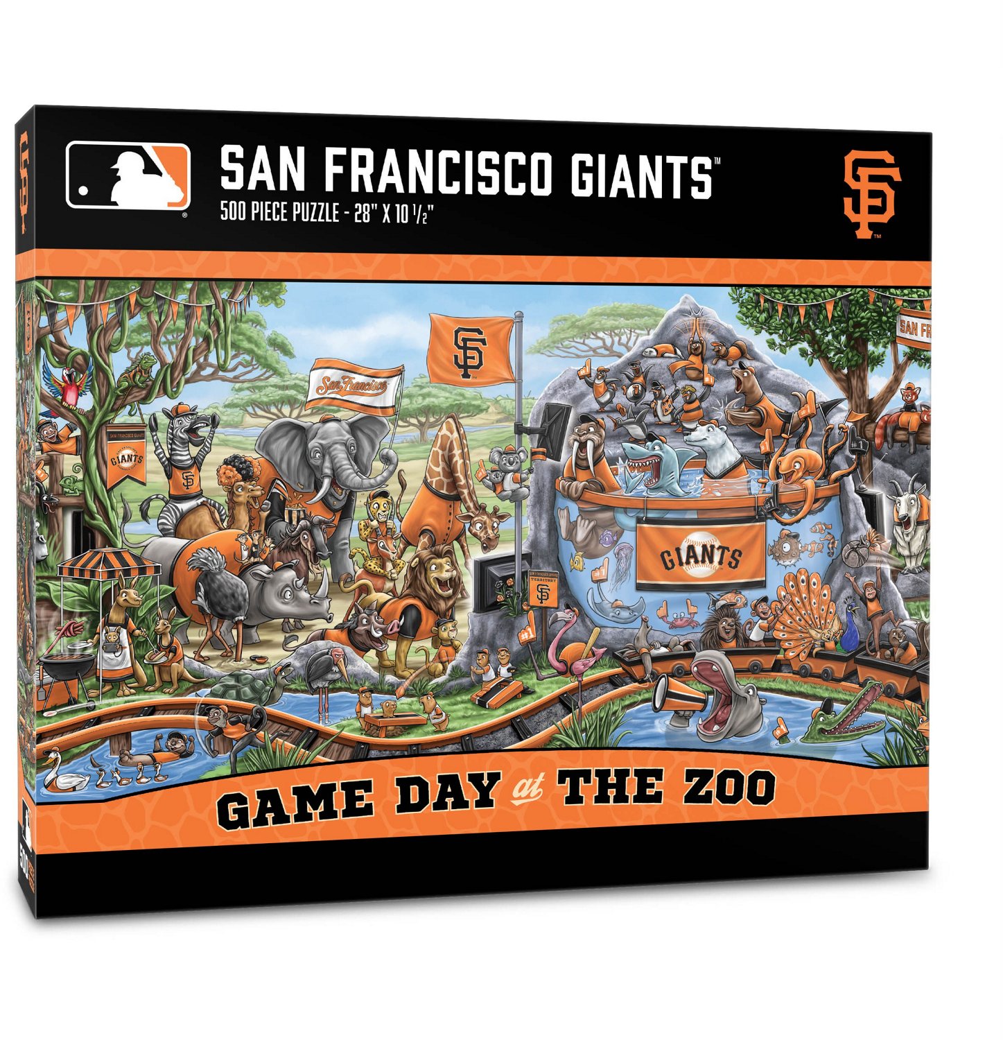 YouTheFan San Francisco Giants Game Day At The Zoo 500-Piece Puzzle