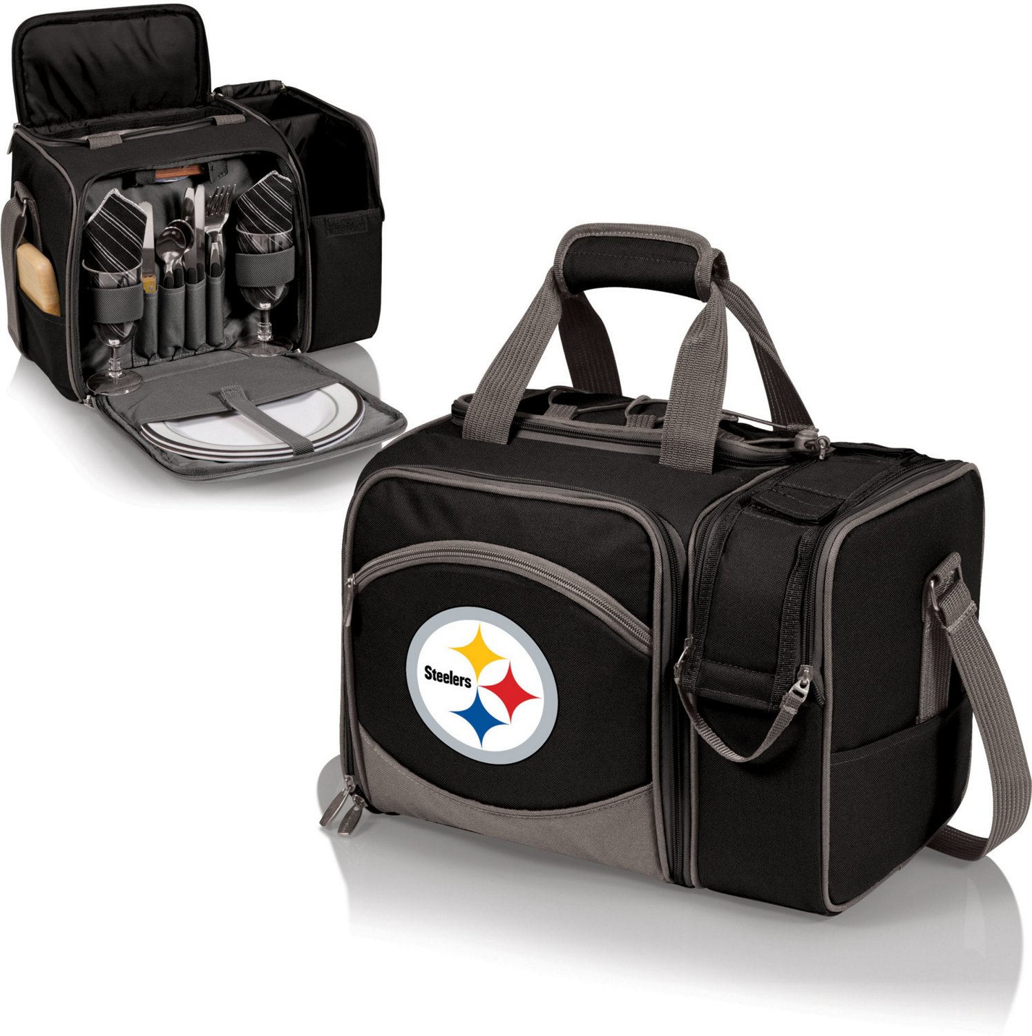 Picnic Time Pittsburgh Steelers Malibu Picnic Basket Soft Cooler - view number 4