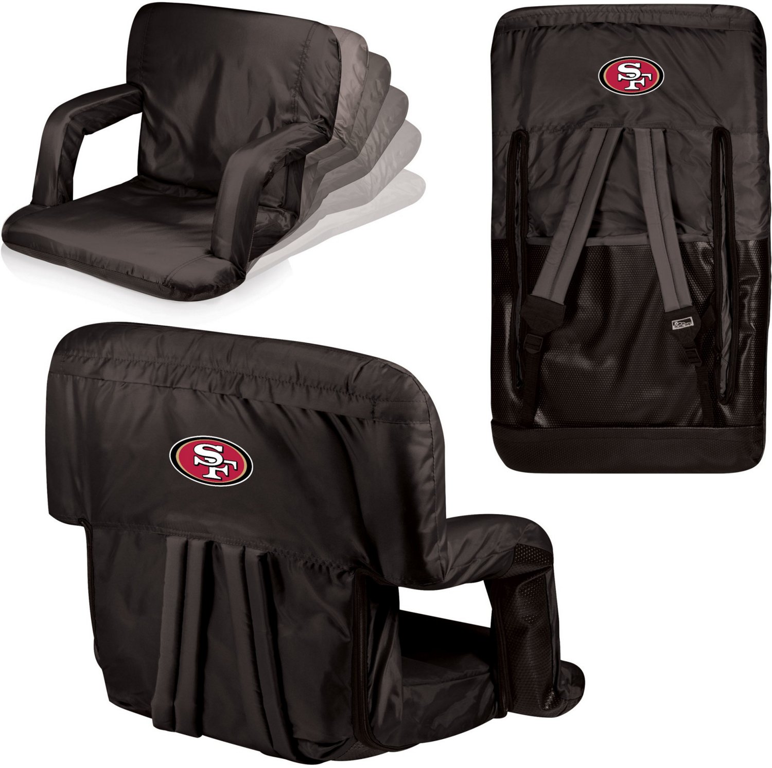 Picnic Time San Francisco 49ers Ventura Reclining Stadium Seat - view number 5